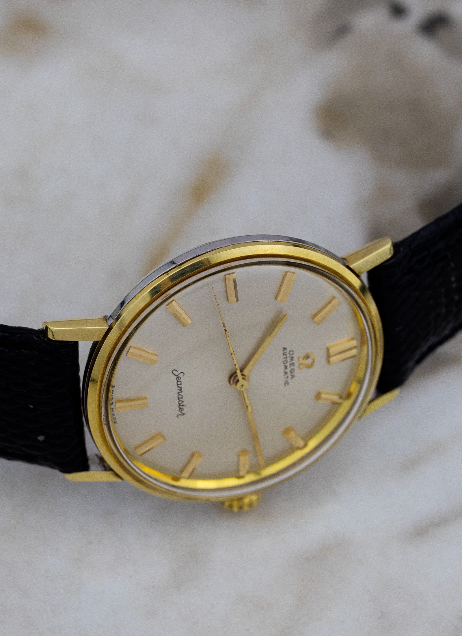 1960s Omega Seamaster Automatic Gold Cap 14740