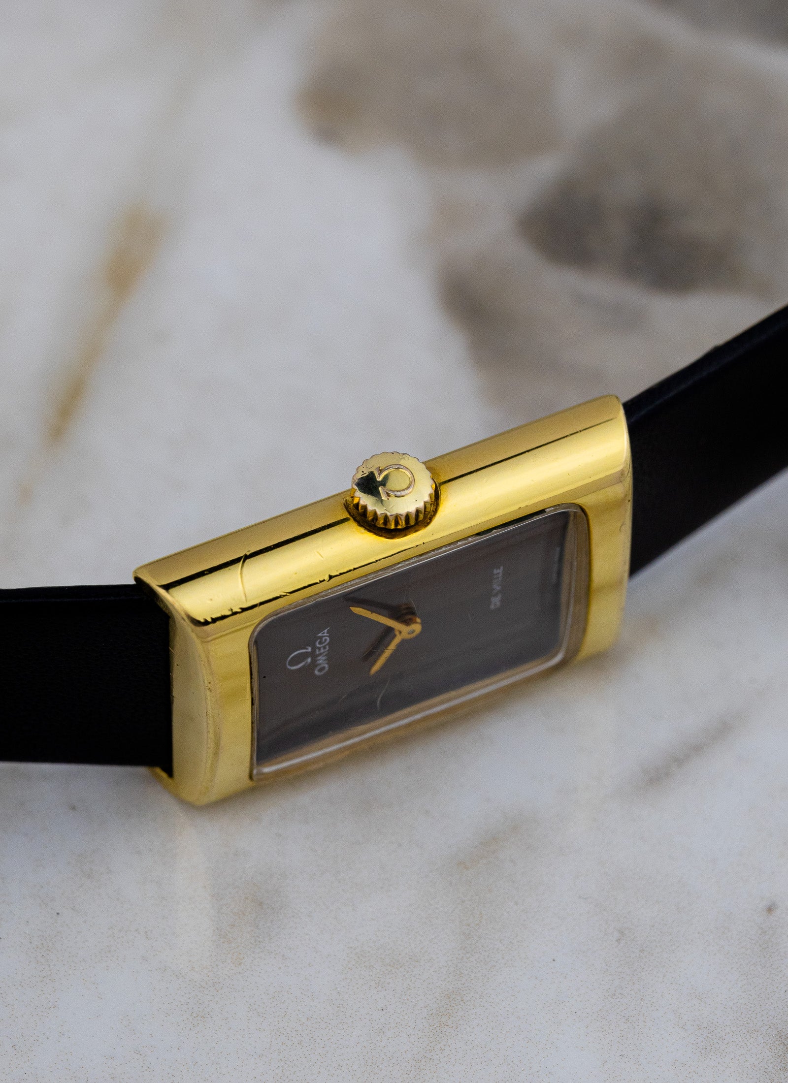 1970s Omega De Ville Brown Two Tone Dial 511.0458