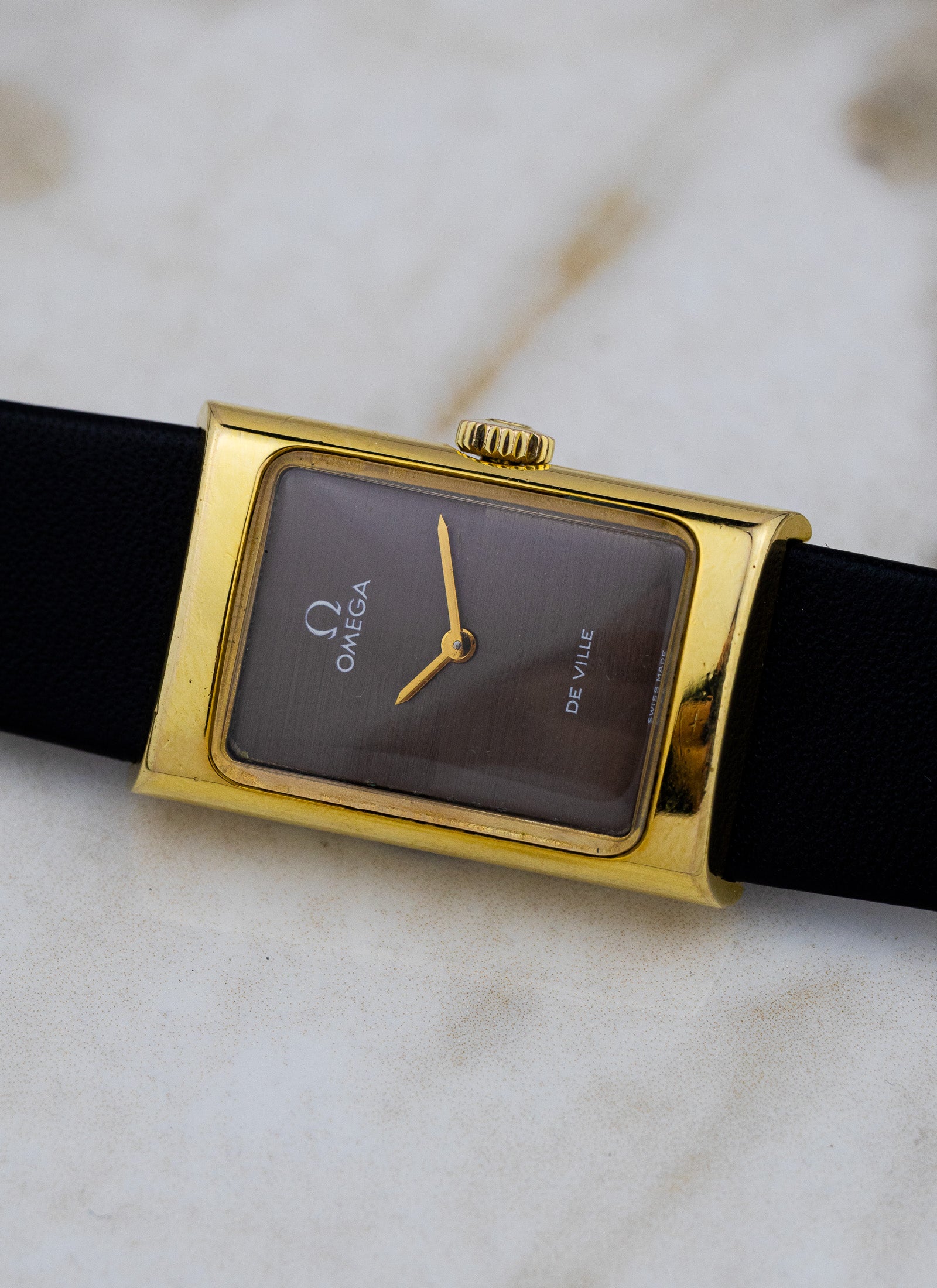 1970s Omega De Ville Brown Two Tone Dial 511.0458