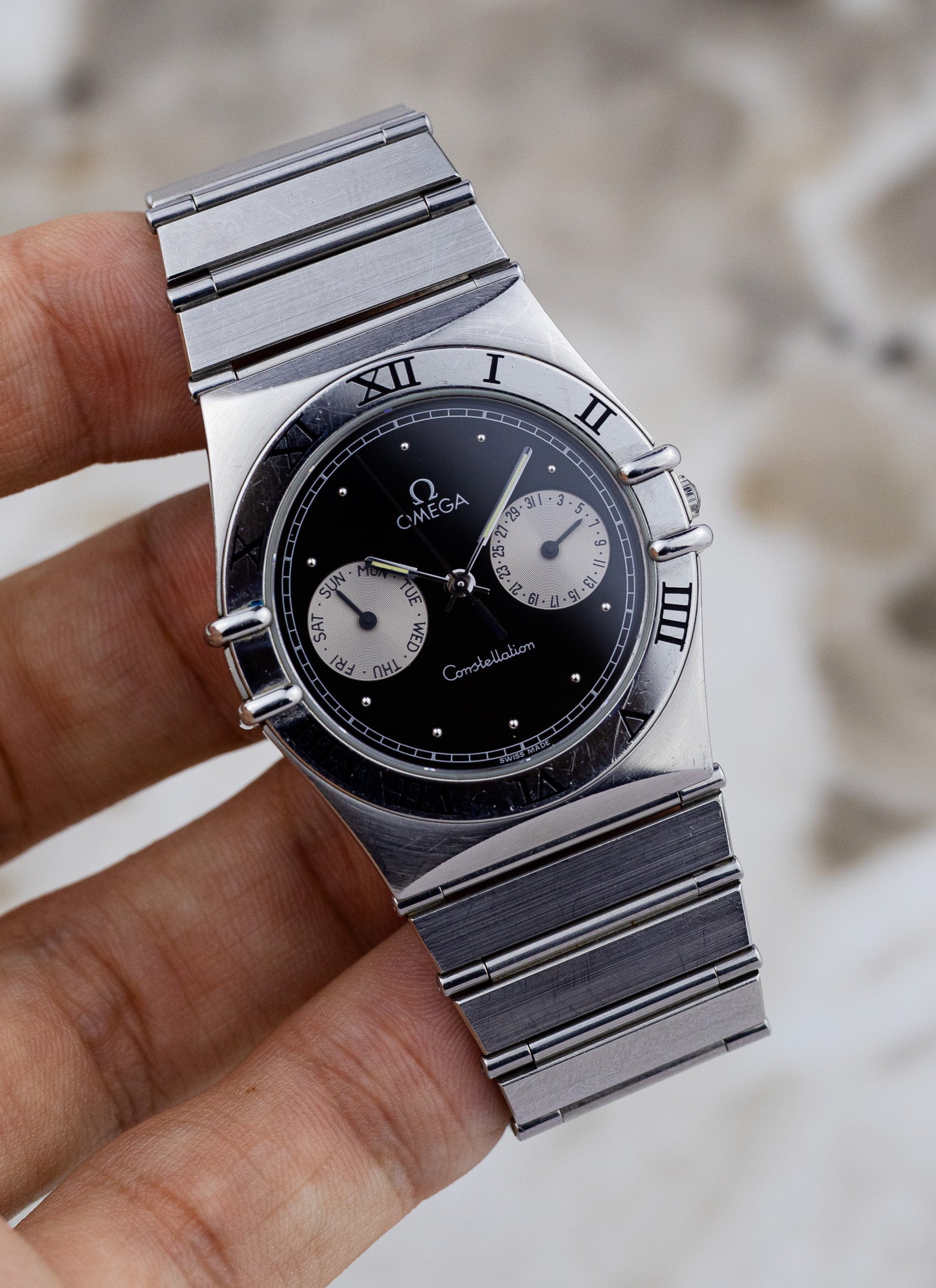 1995 Omega Constellation Manhattan Day-Date 396.1070