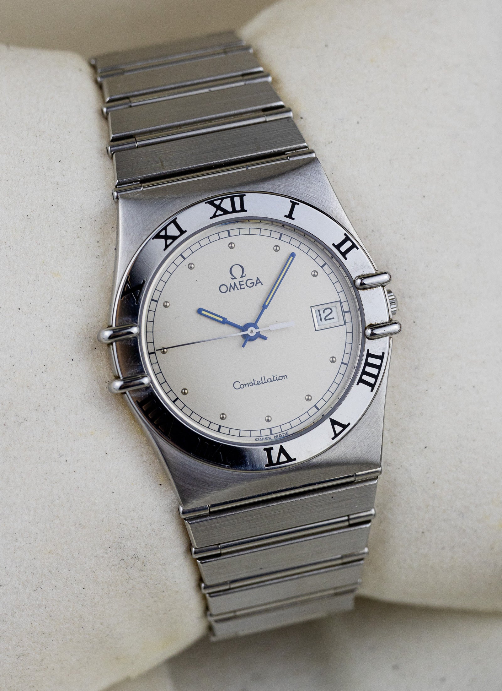 1980s Omega Constellation Manhattan 396.1070 cal. 1438 Full Set