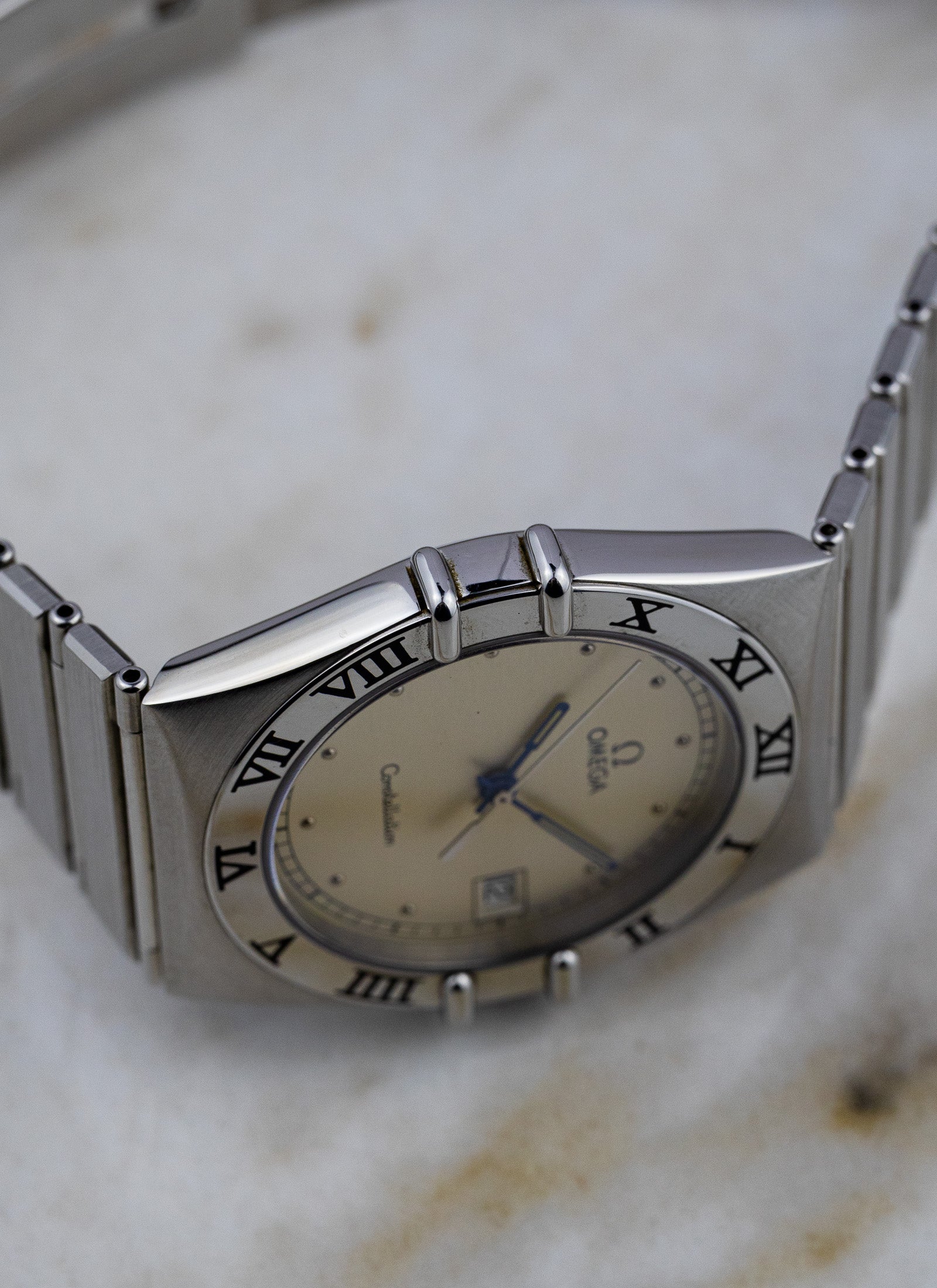 1980s Omega Constellation Manhattan 396.1070 cal. 1438 Full Set
