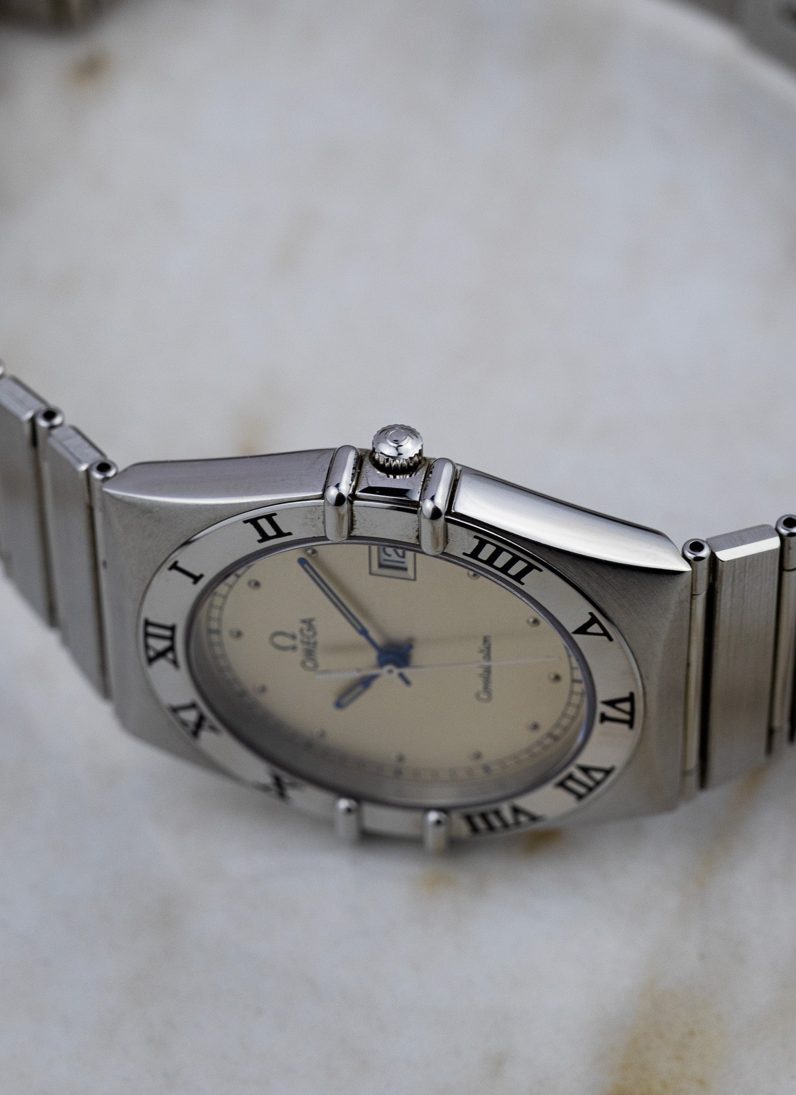 1980s Omega Constellation Manhattan 396.1070 cal. 1438 Full Set