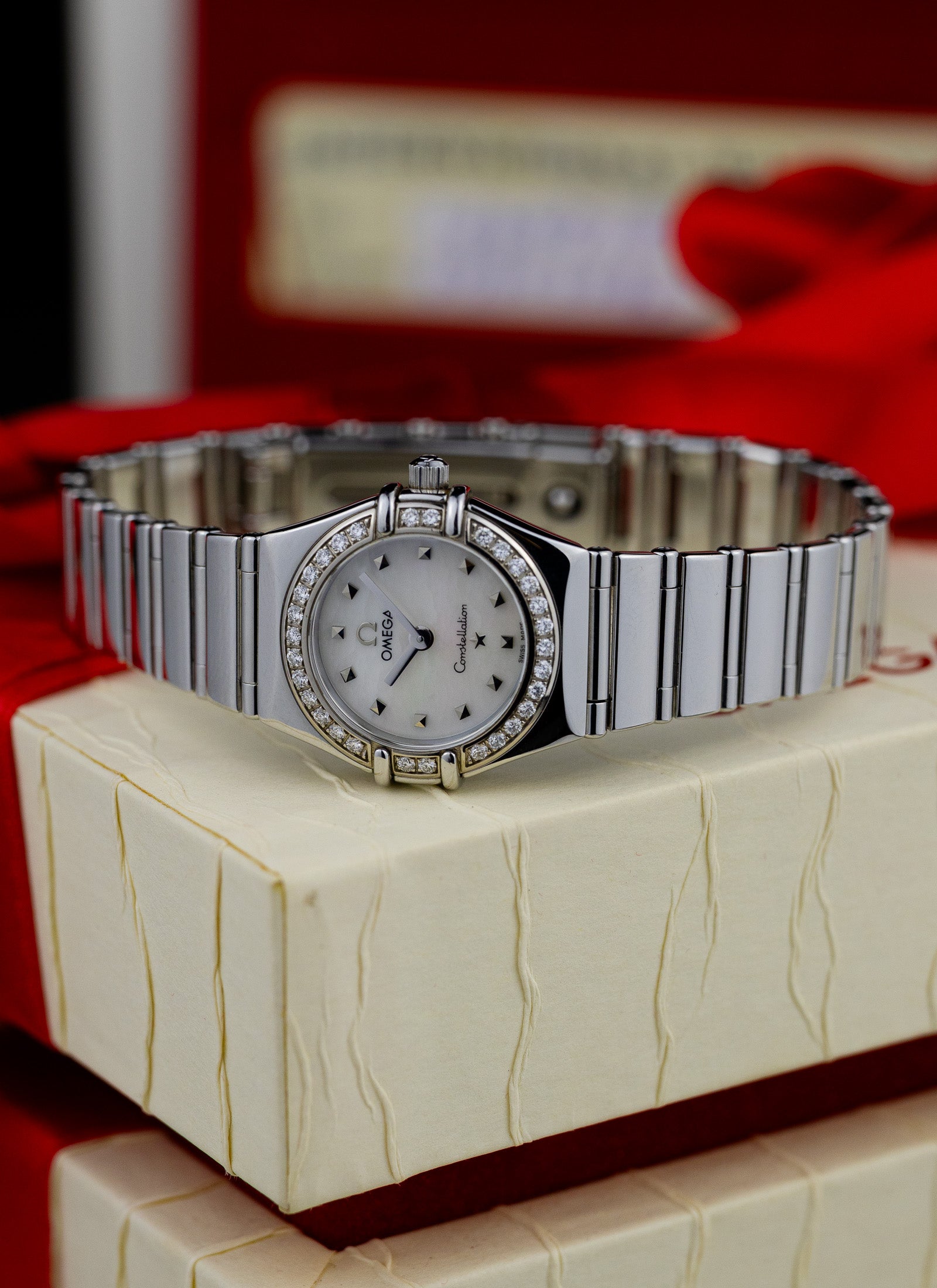 2001 Lady Omega Constellation My Choice Diamonds 1465.71.0 Full Set
