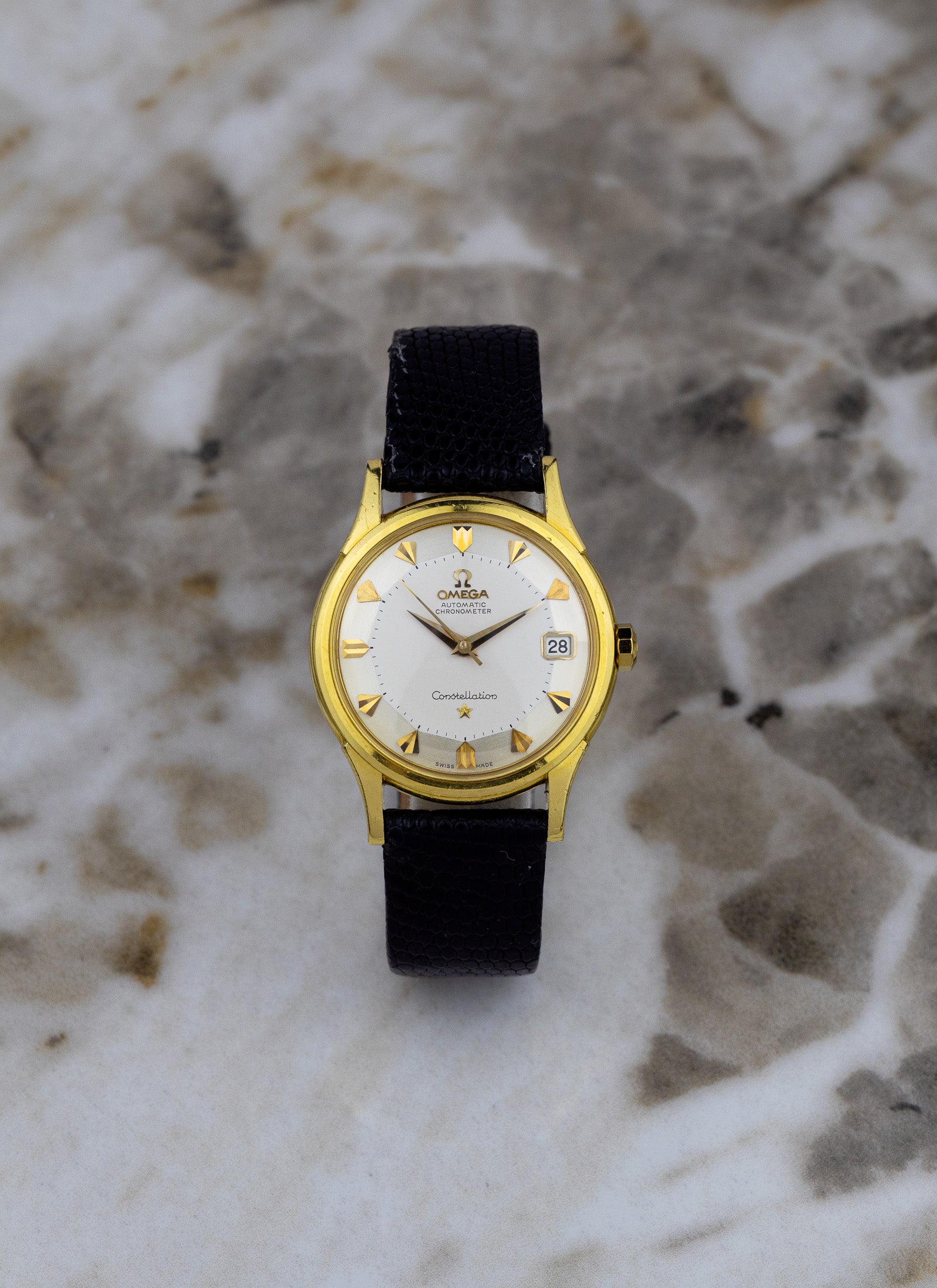 1961 18K Omega Constellation Pie Pan 14393 cal. 561