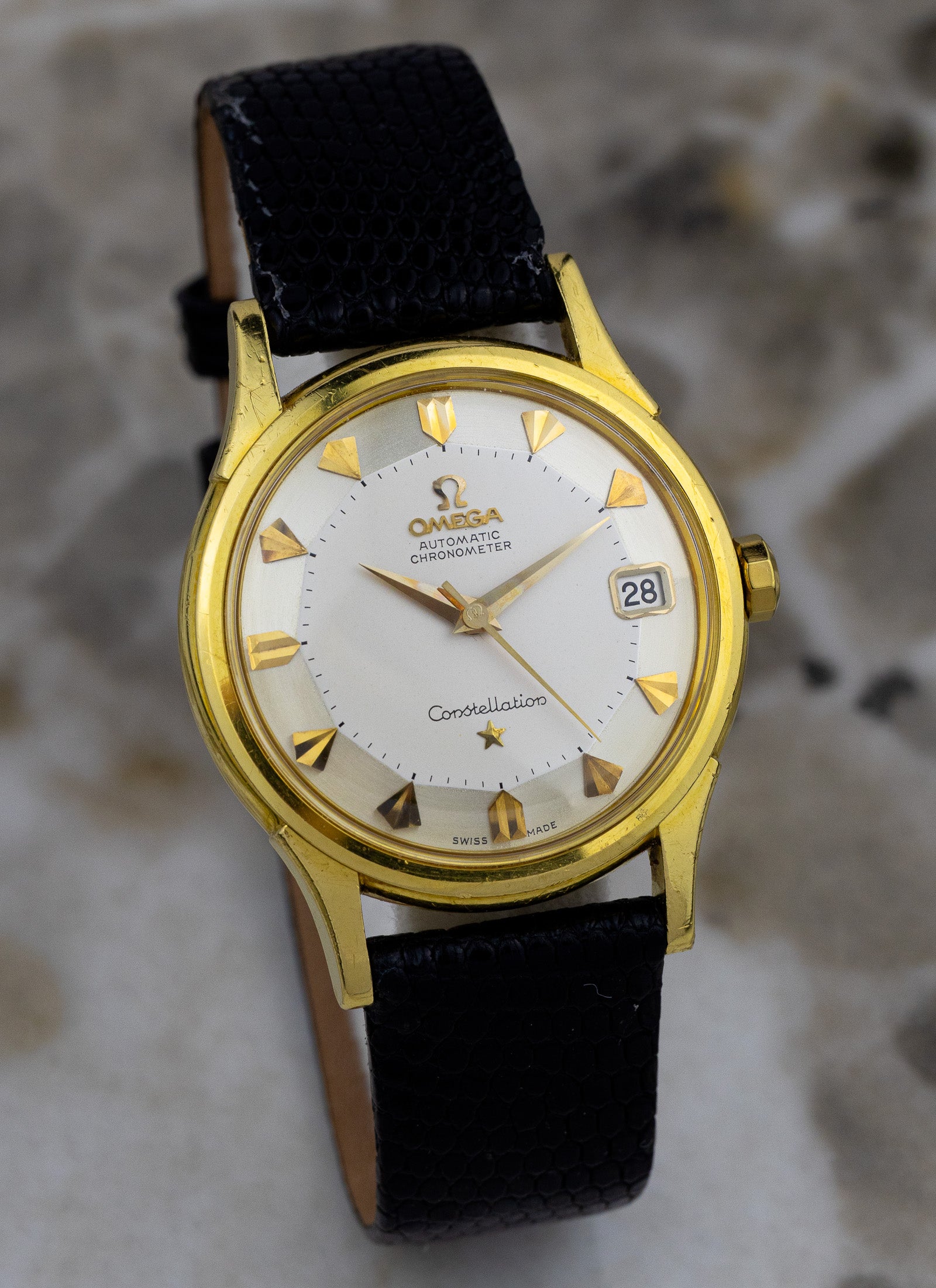 1961 18K Omega Constellation Pie Pan 14393 cal. 561