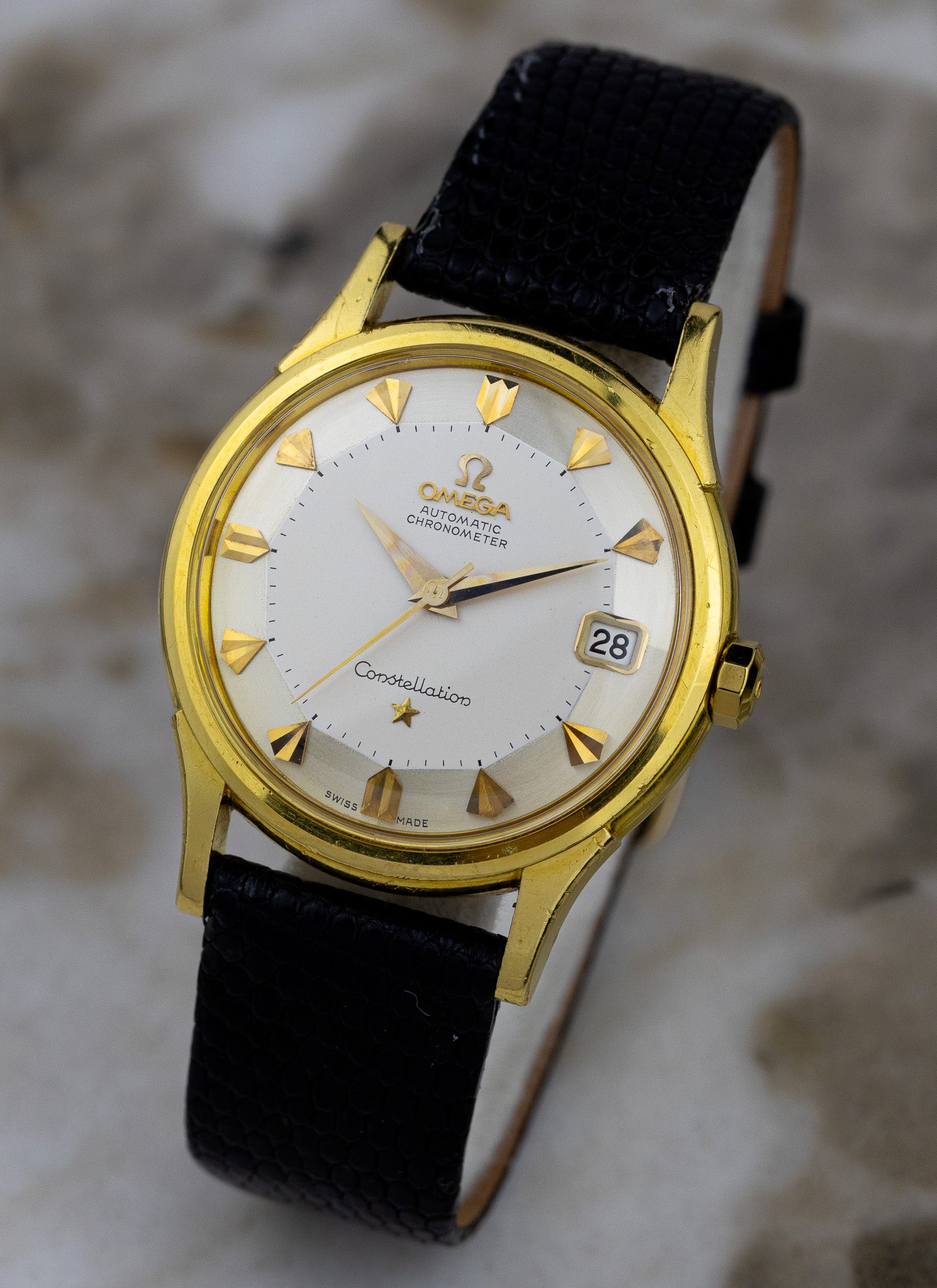 1961 18K Omega Constellation Pie Pan 14393 cal. 561