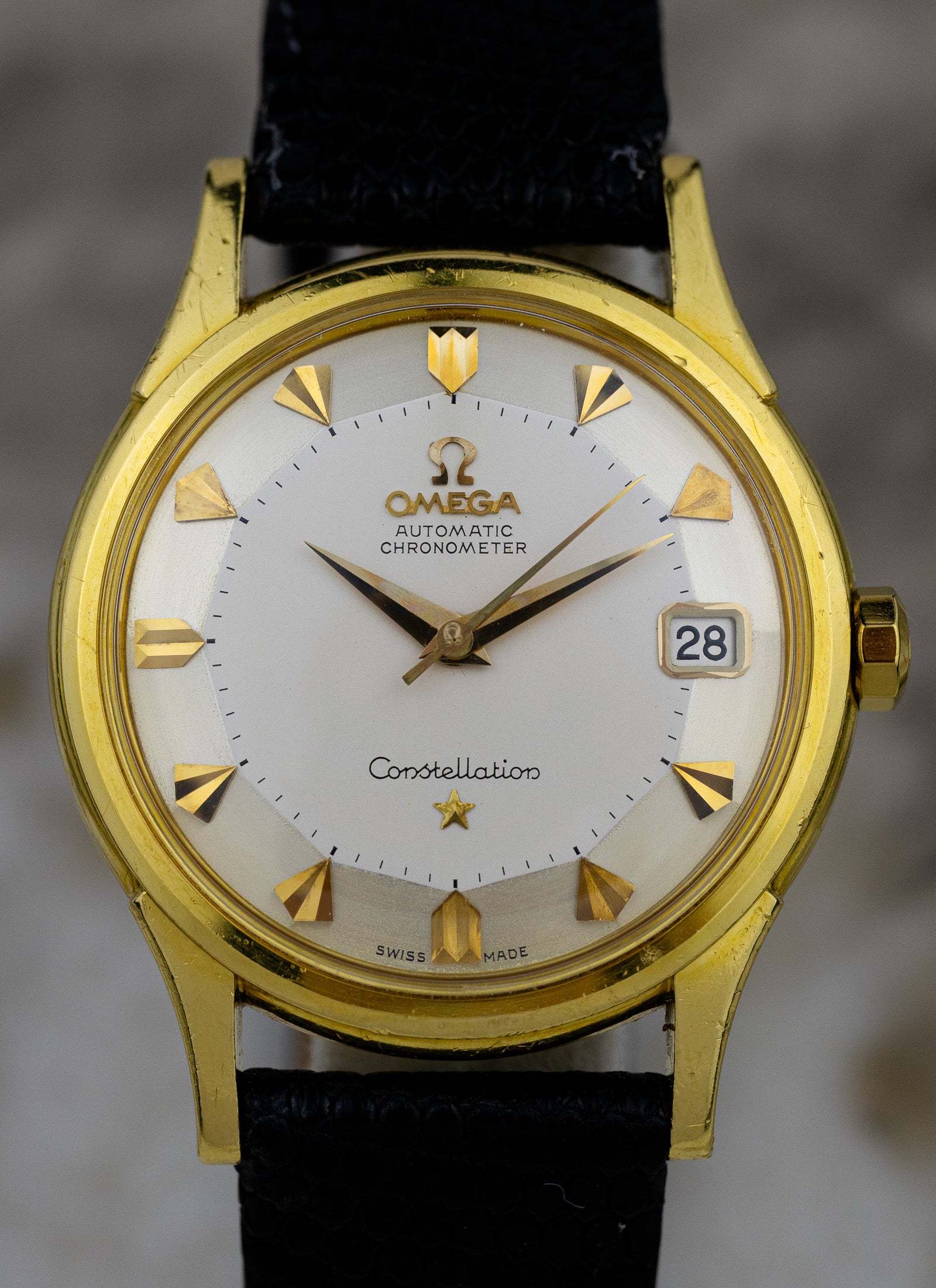 1961 18K Omega Constellation Pie Pan 14393 cal. 561