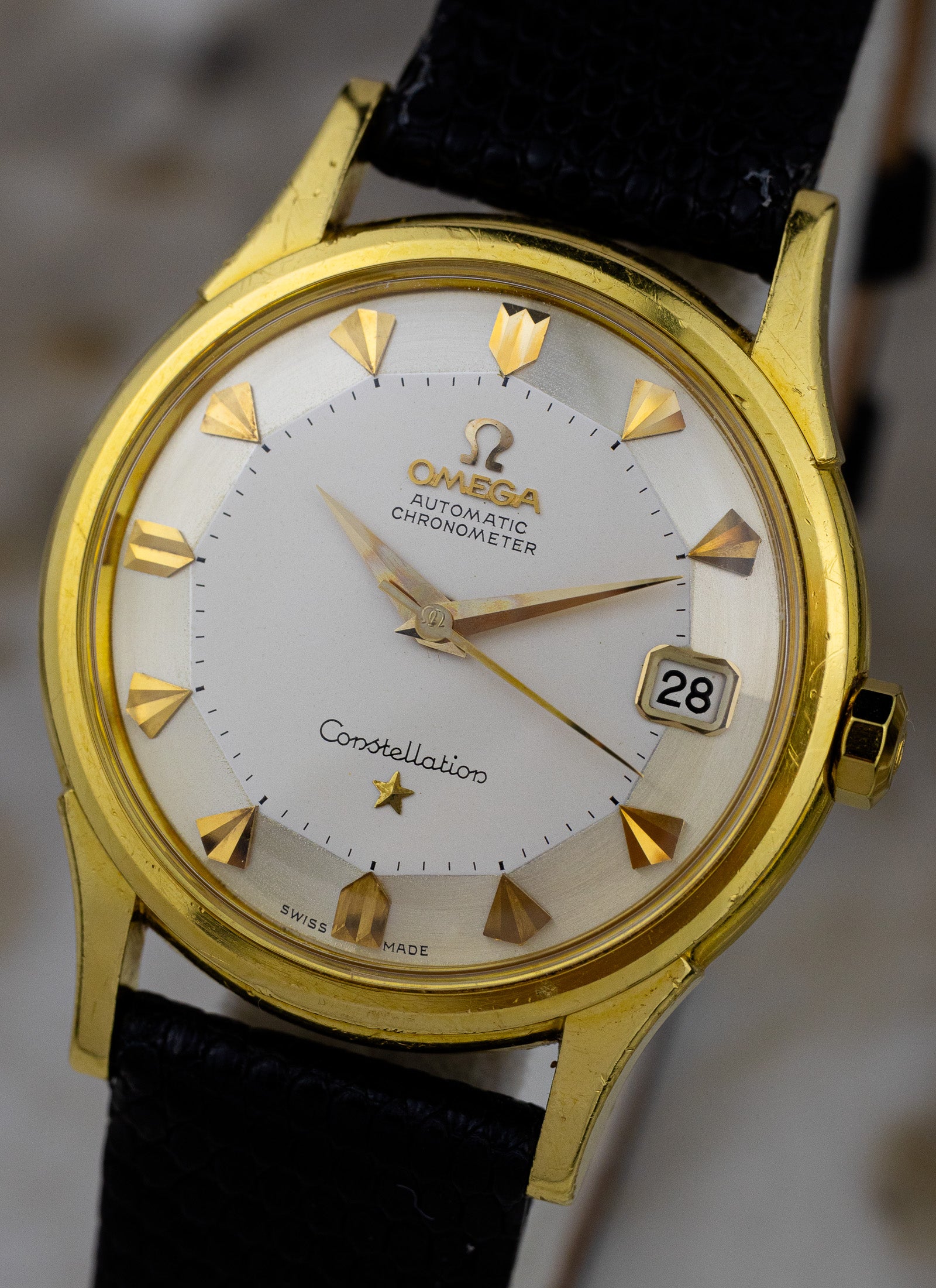 1961 18K Omega Constellation Pie Pan 14393 cal. 561