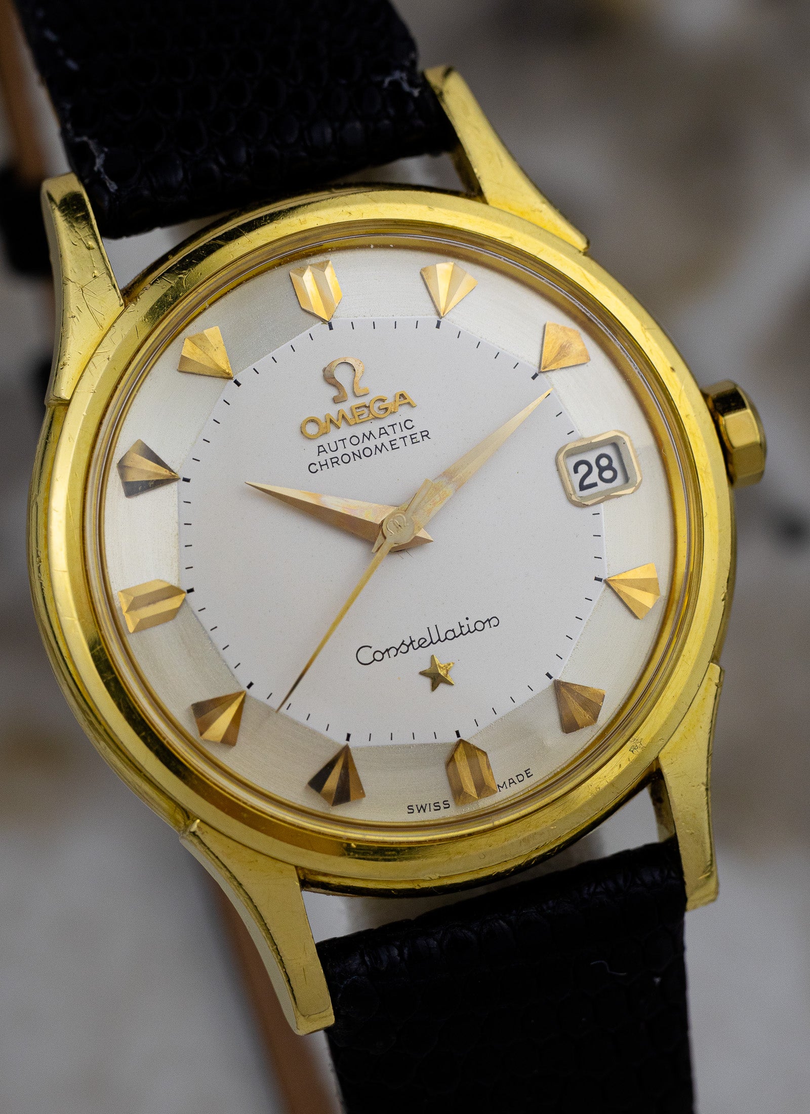 1961 18K Omega Constellation Pie Pan 14393 cal. 561