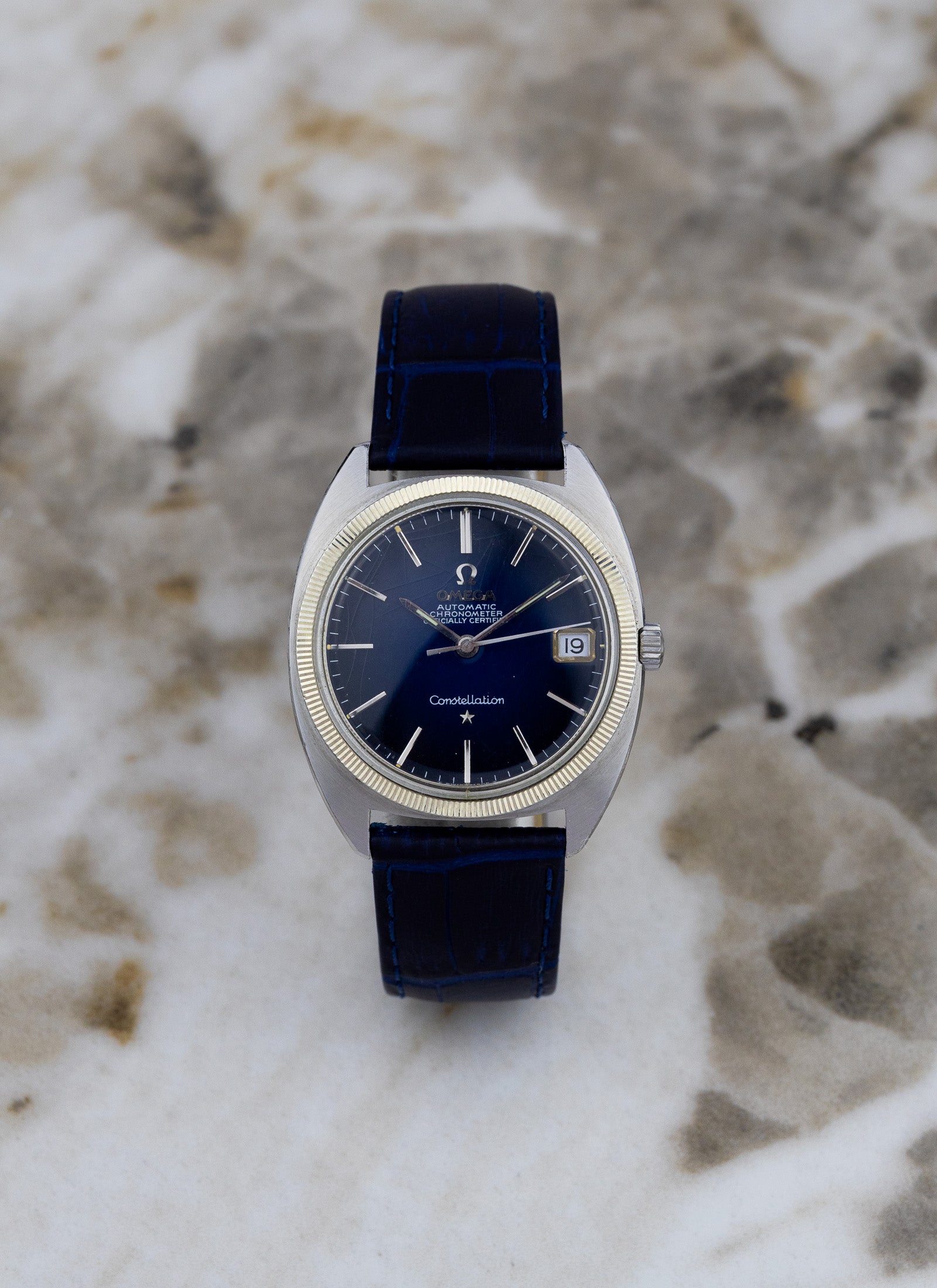 1969 Omega Constellation C Shape 168.027 cal.564 Navy Dial