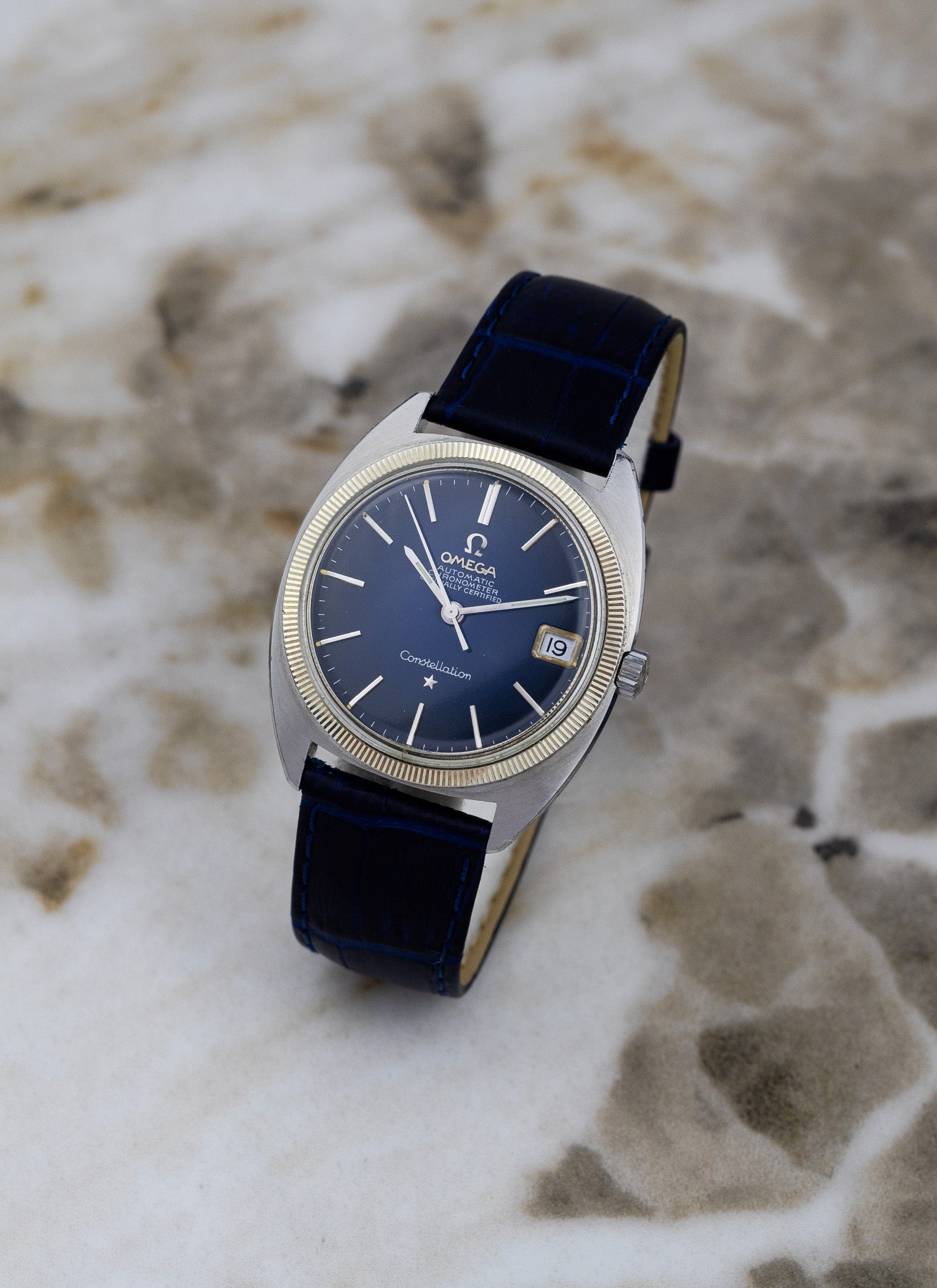 1969 Omega Constellation C Shape 168.027 cal.564 Navy Dial