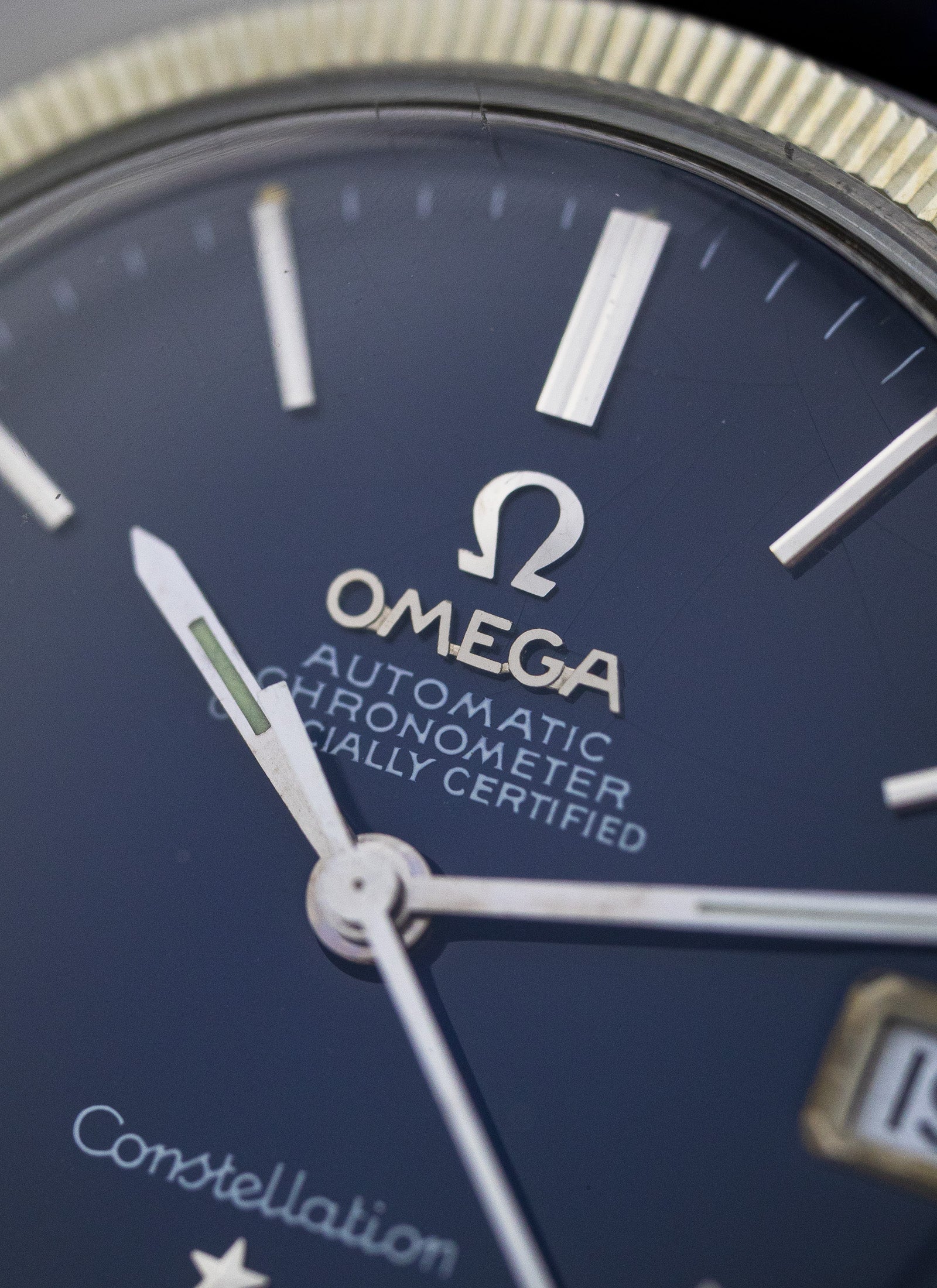 1969 Omega Constellation C Shape 168.027 cal.564 Navy Dial
