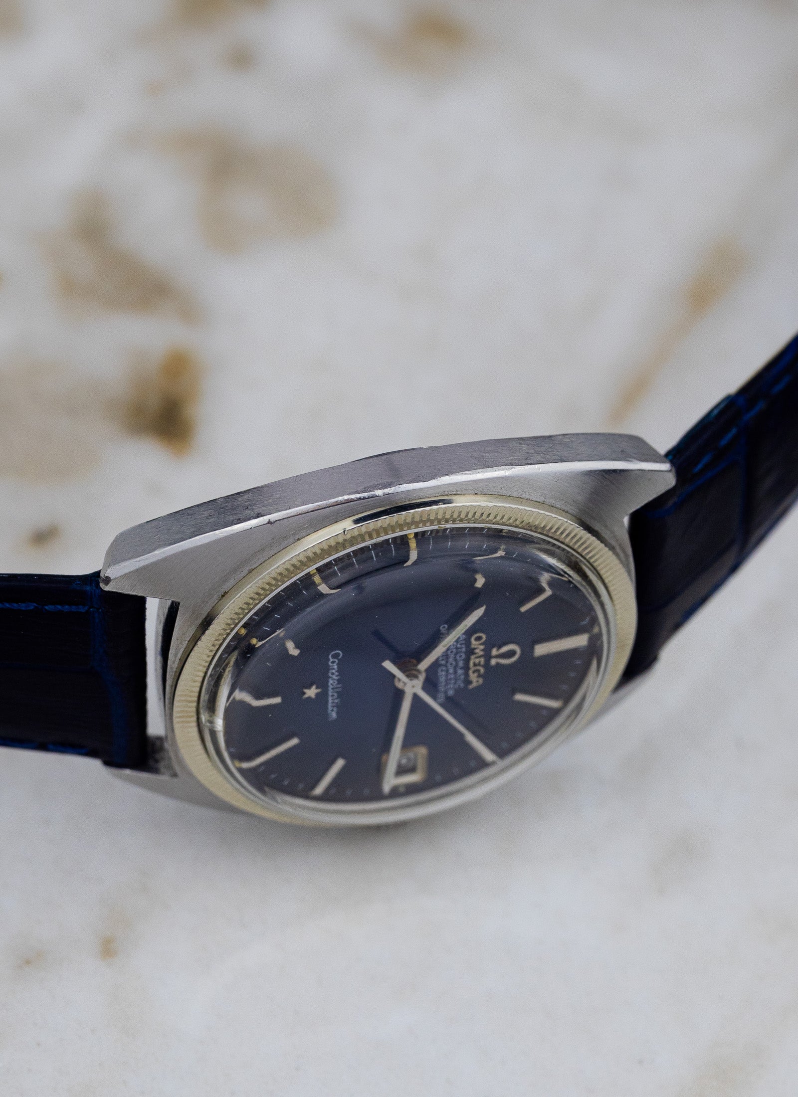 1969 Omega Constellation C Shape 168.027 cal.564 Navy Dial