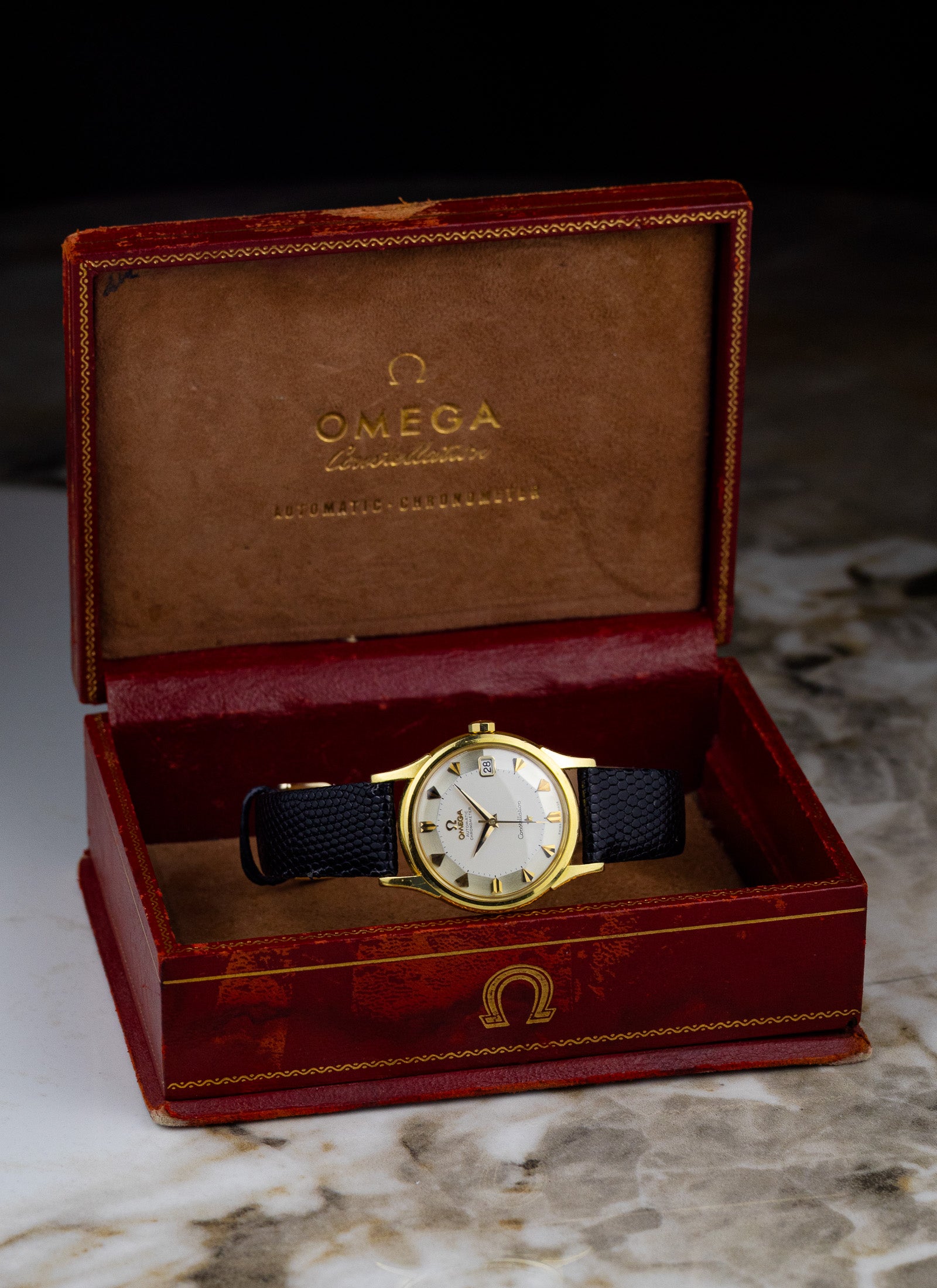 1961 18K Omega Constellation Pie Pan 14393 cal. 561