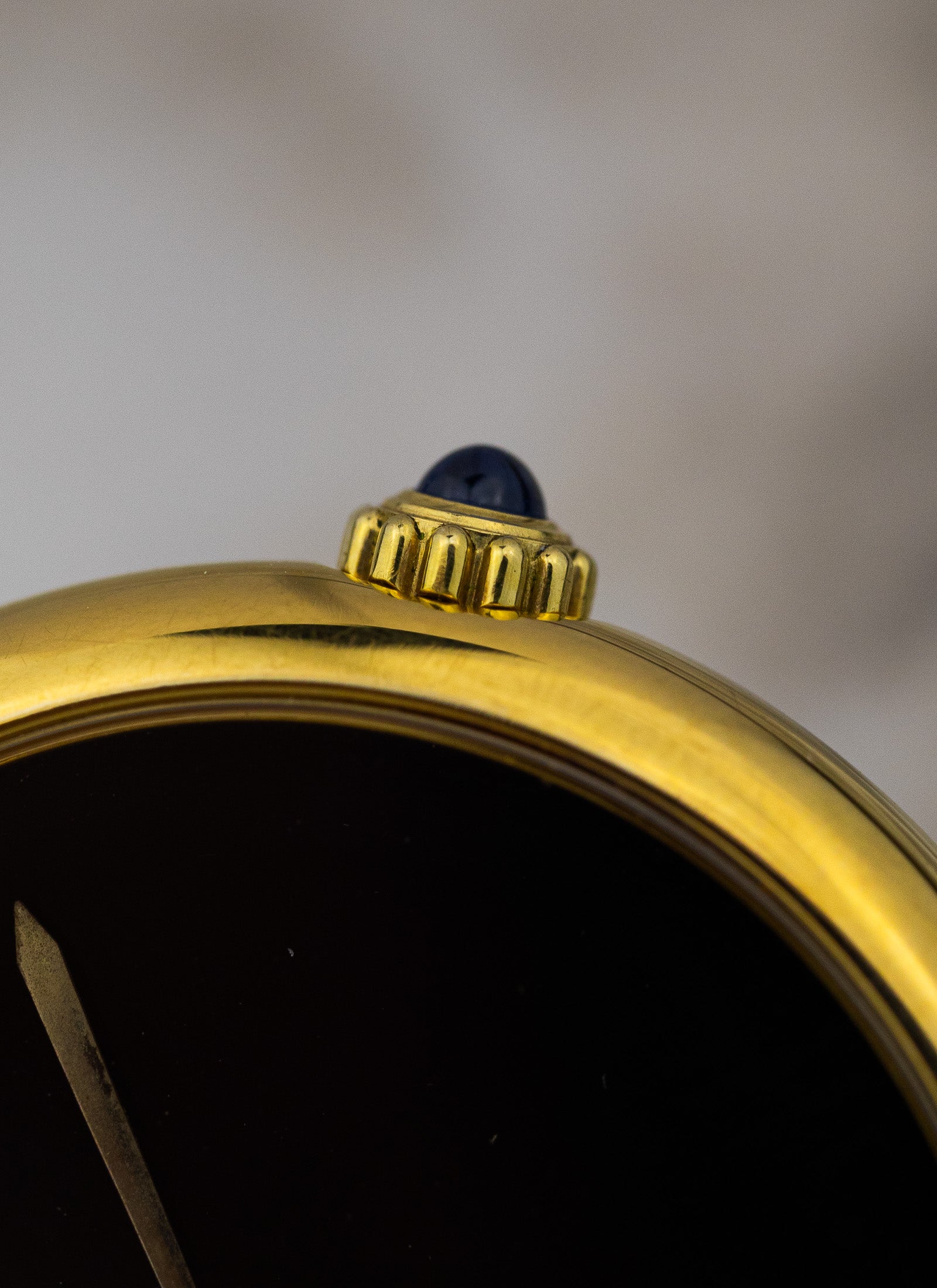 1990s Must de Cartier Vendome Black Dial