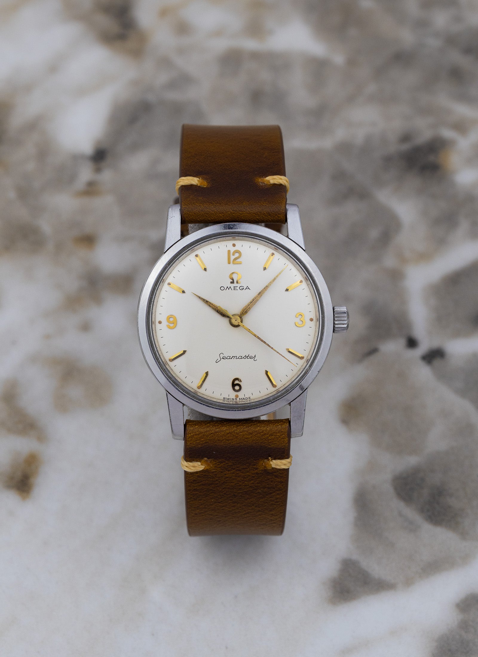 1959 Omega Seamaster 14759 1 SC cal. 600 White Cream