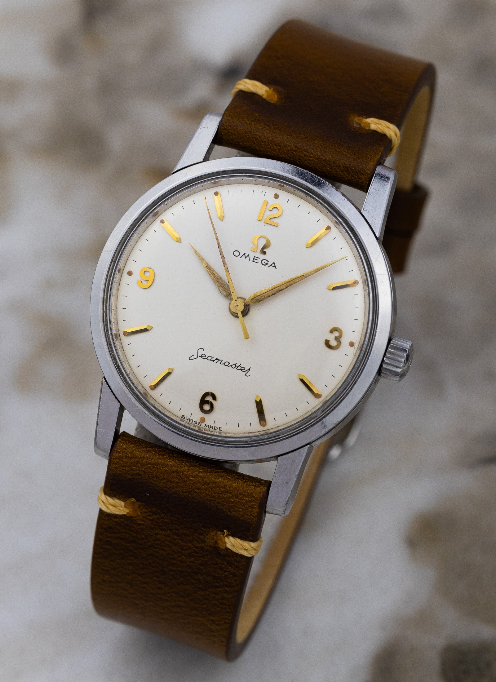 1959 Omega Seamaster 14759 1 SC cal. 600 White Cream