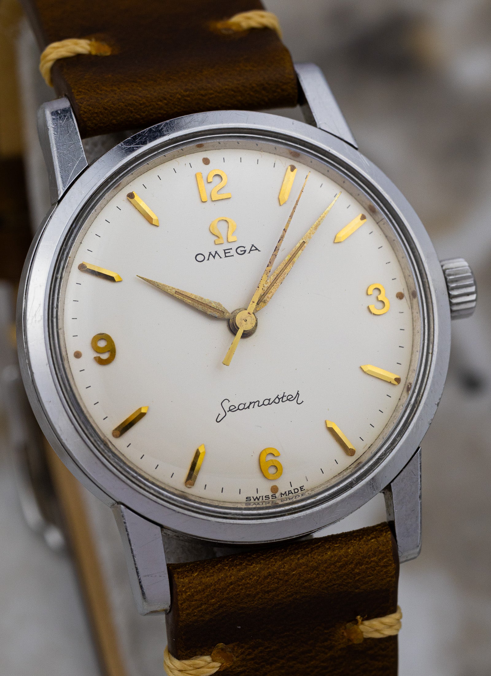 1959 Omega Seamaster 14759 1 SC cal. 600 White Cream