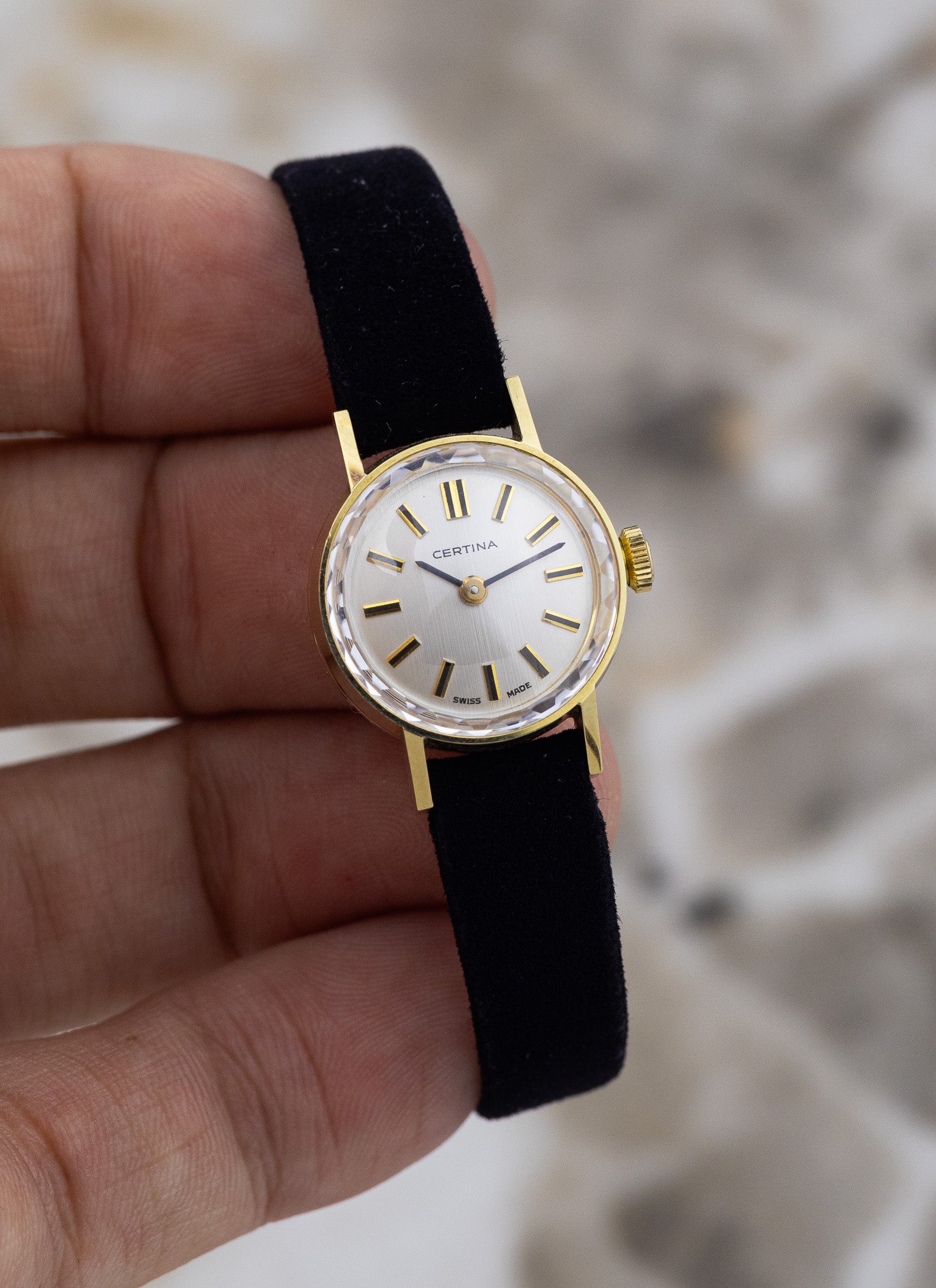 1970s 14K Lady Certina Cocktail watch cal. 13-22