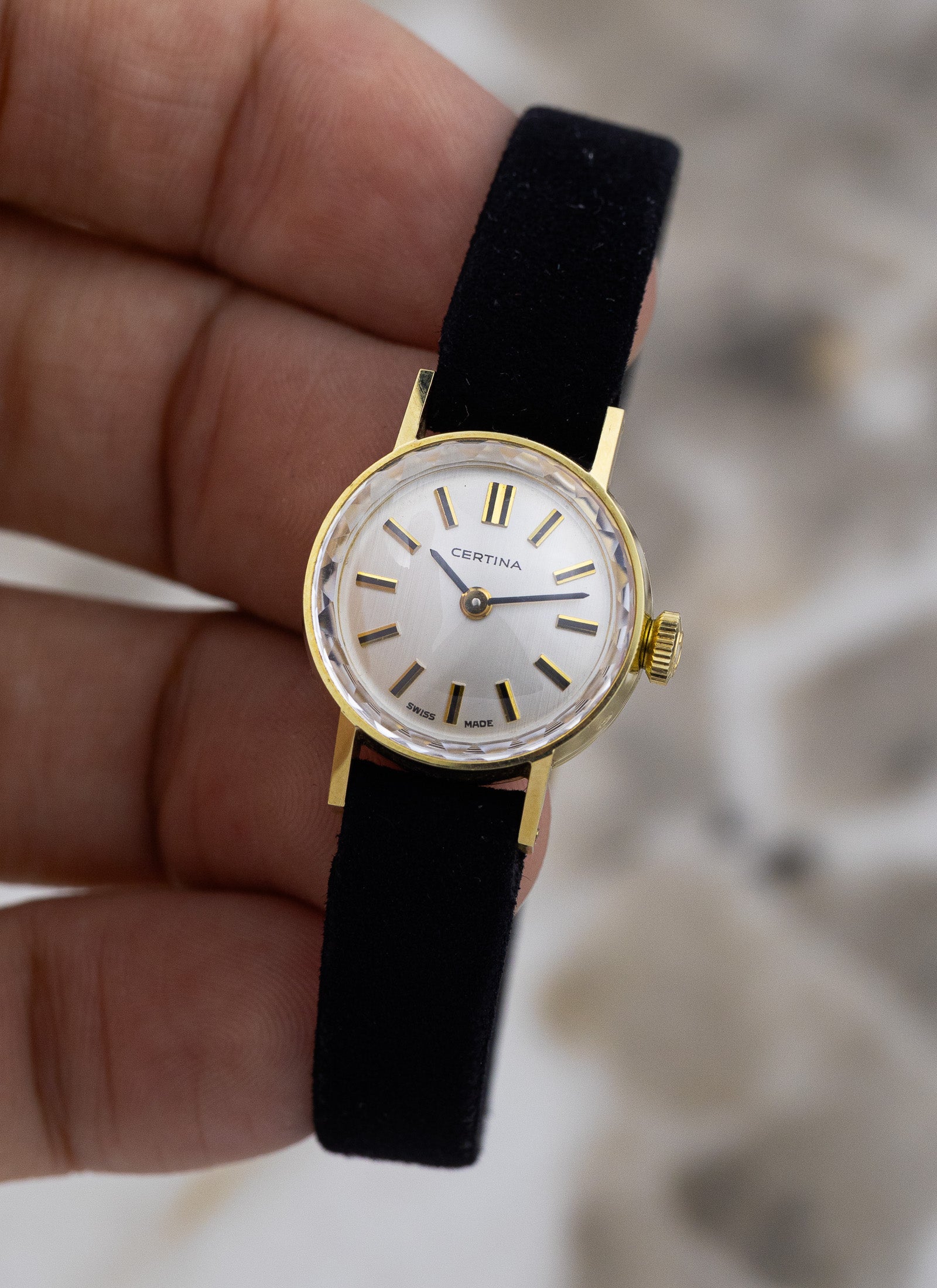 1970s 14K Lady Certina Cocktail watch cal. 13-22