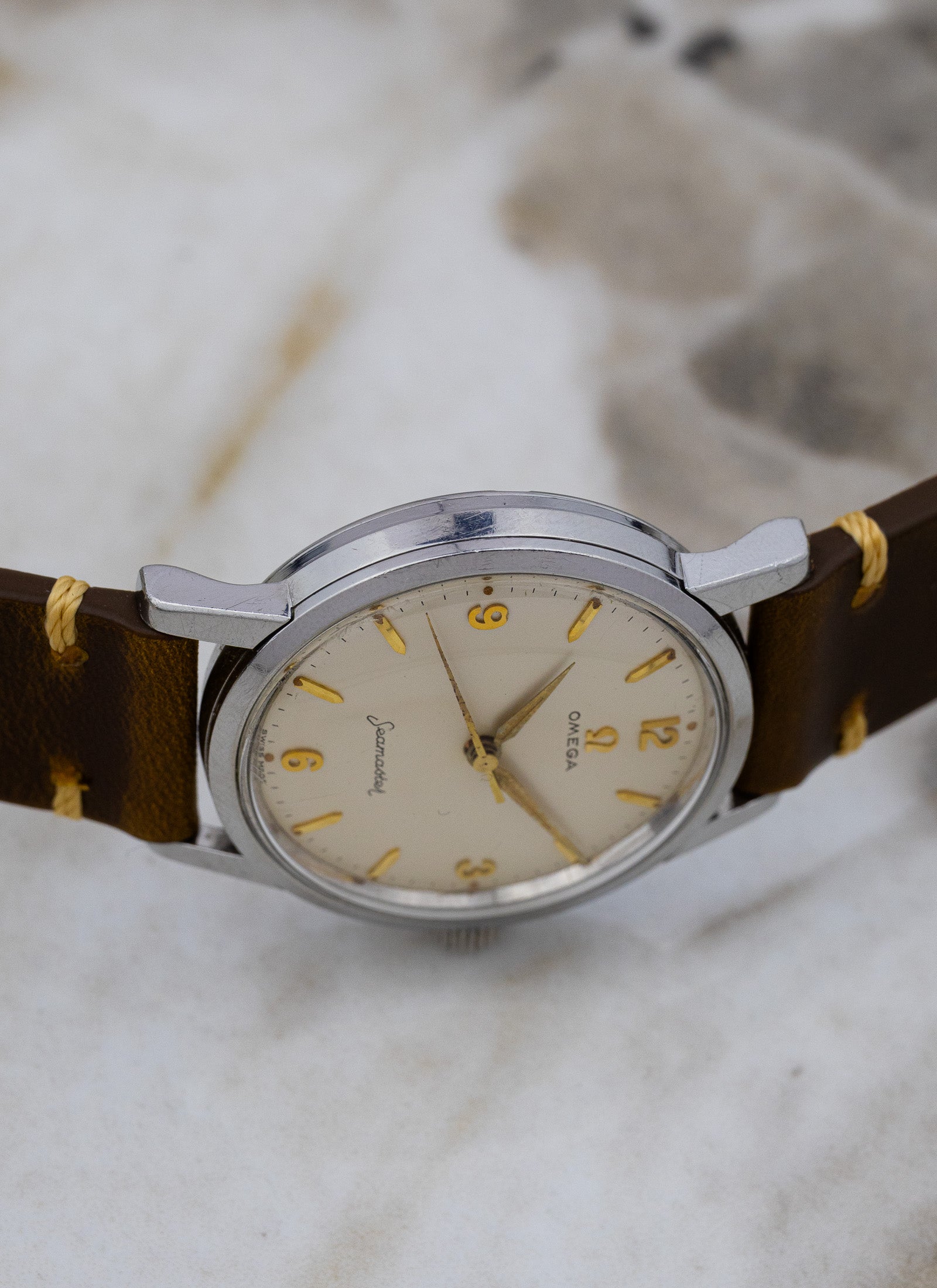 1959 Omega Seamaster 14759 1 SC cal. 600 White Cream