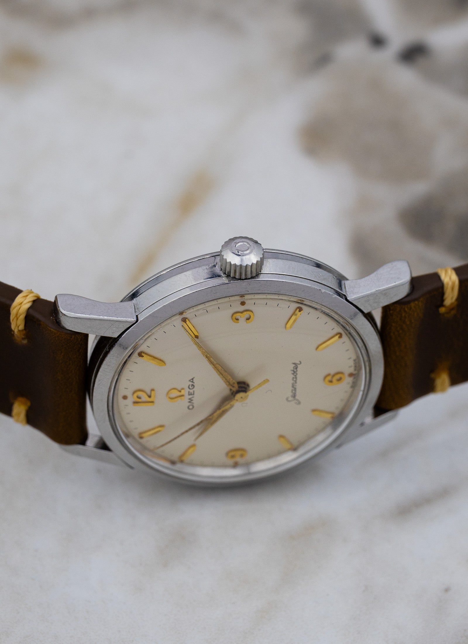 1959 Omega Seamaster 14759 1 SC cal. 600 White Cream