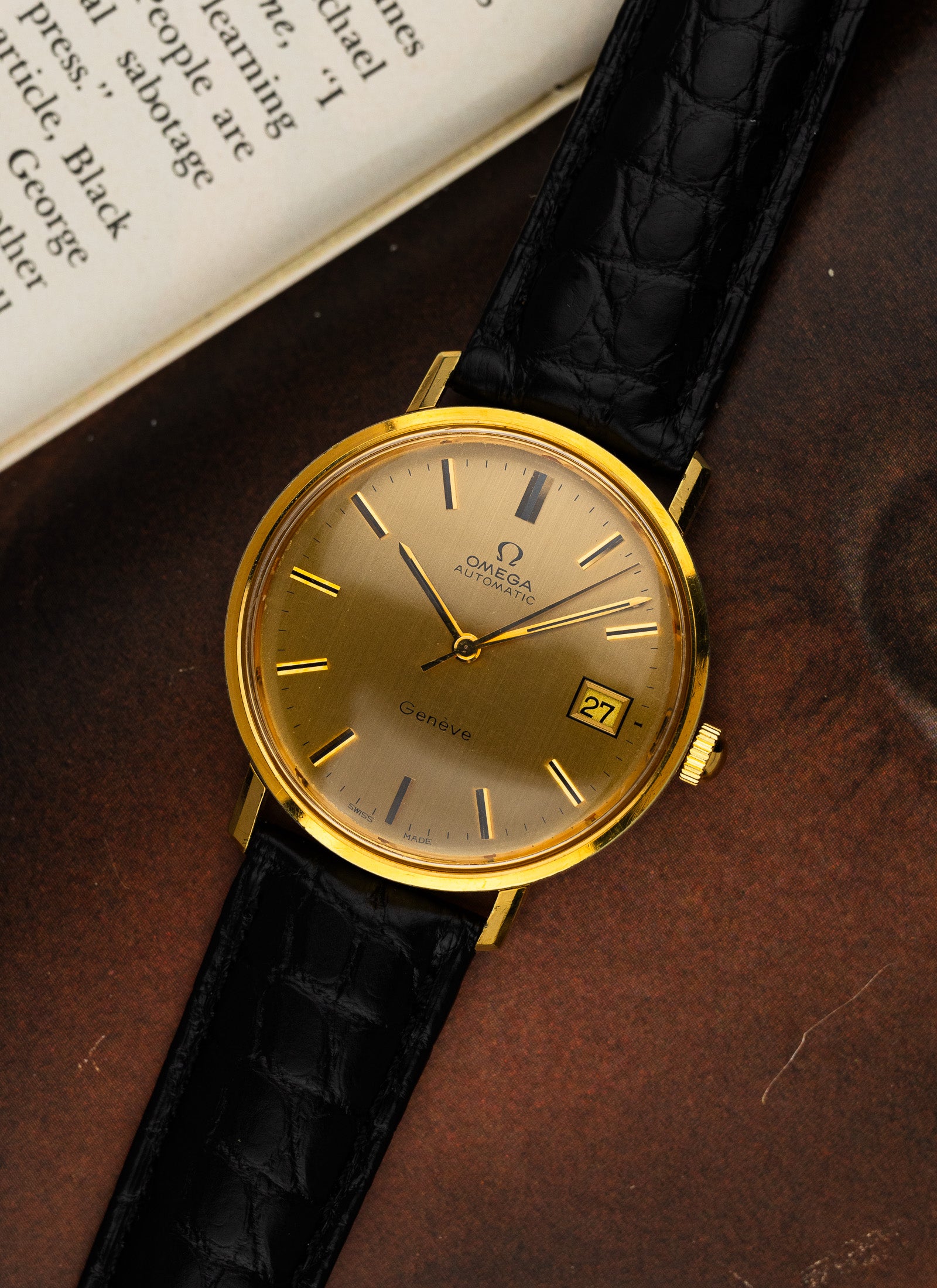 1973 Omega Geneve 166.763 cal. 1012 Serviced