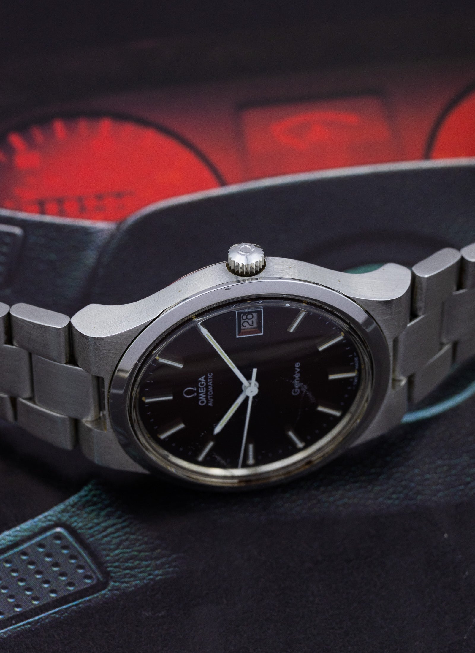 1973 Omega Geneve Bordeaux Dial 166.0173 cal. 1012