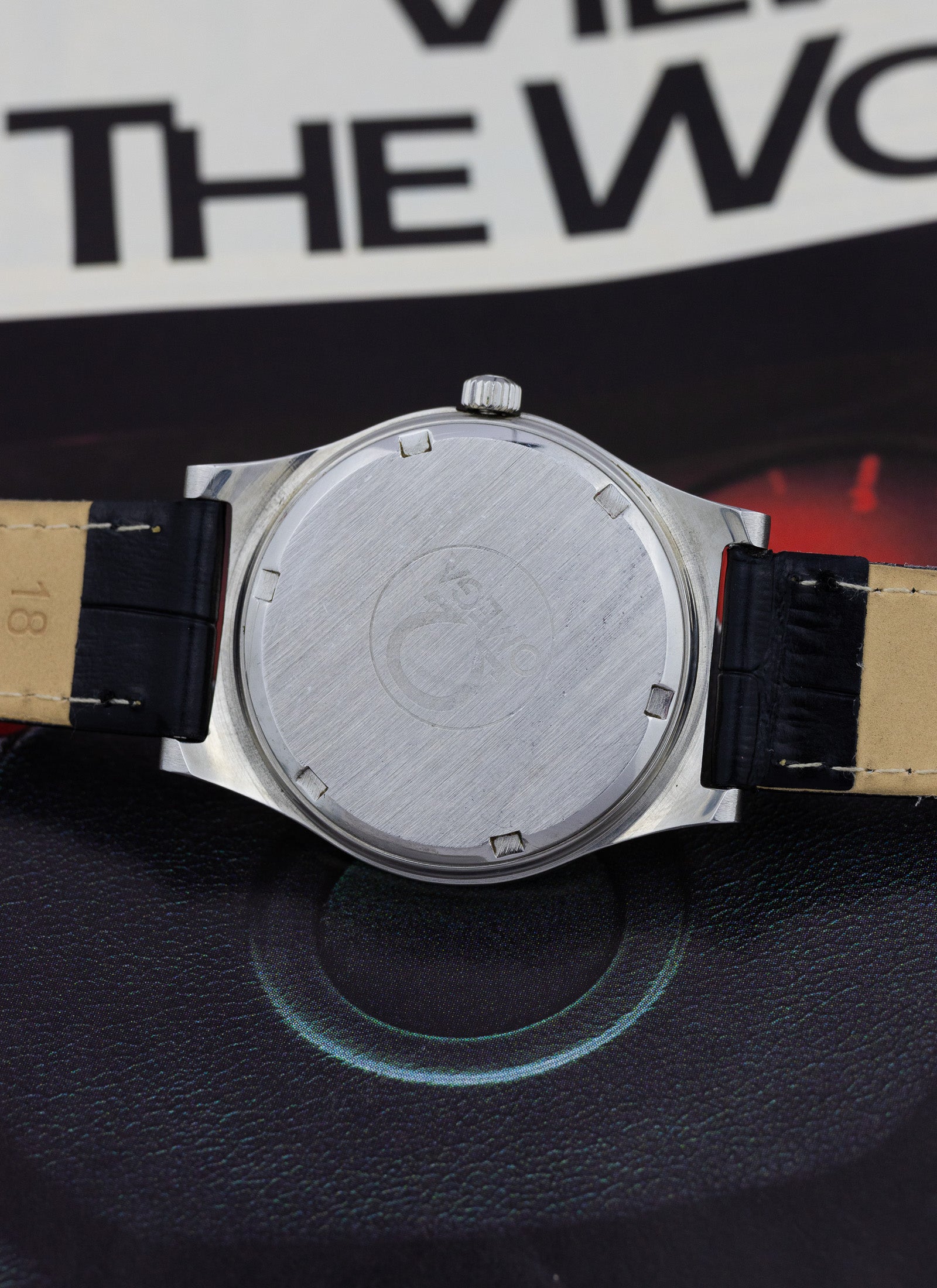 1972 Omega Geneve Burgundy Dial 136.0102 cal. 1030