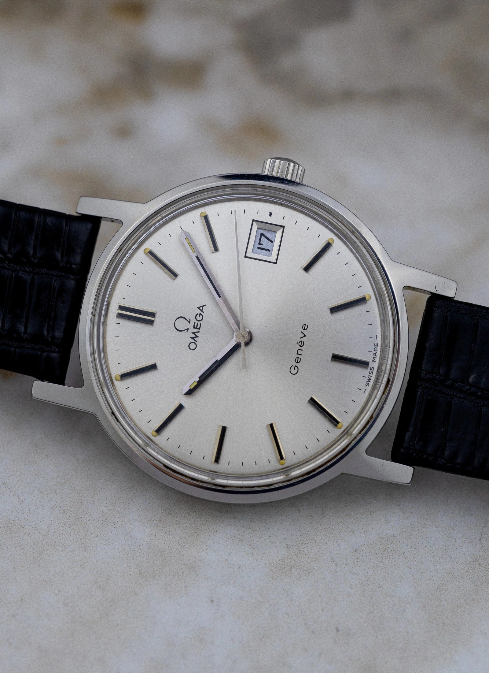 1972 Omega Geneve Silver Dial 136.0099 cal. 1030 Serviced