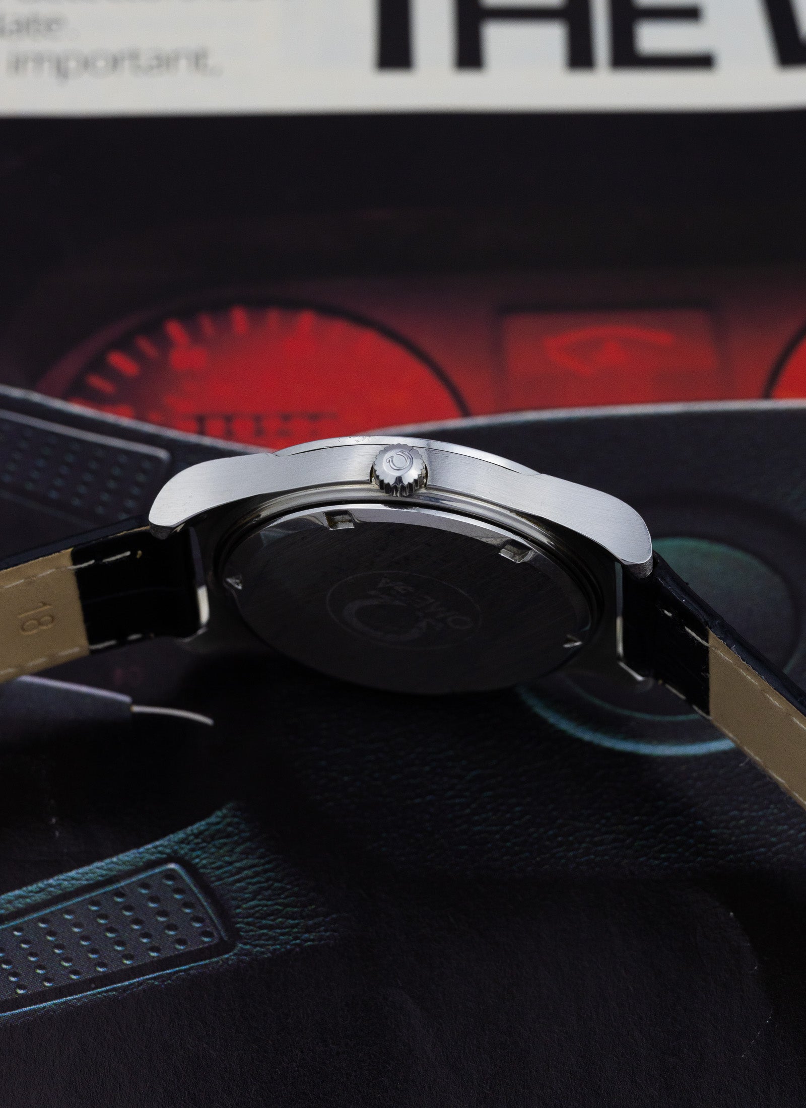 1972 Omega Geneve Burgundy Dial 136.0102 cal. 1030