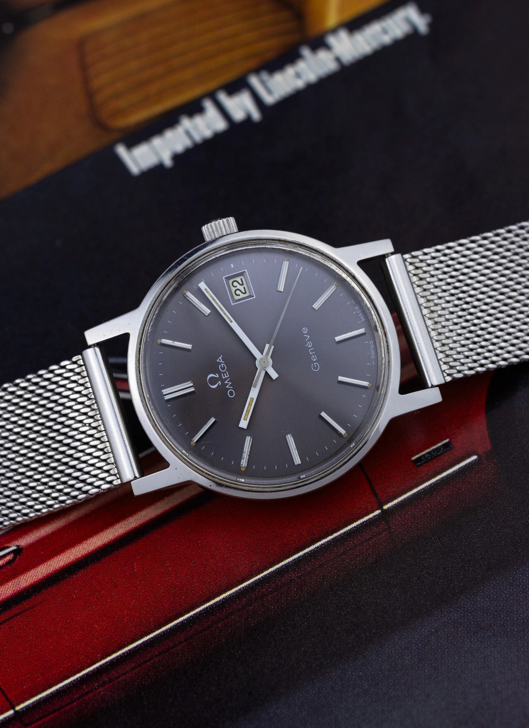 1975 Omega Geneve Gray Dial 136.0104 cal. 1030