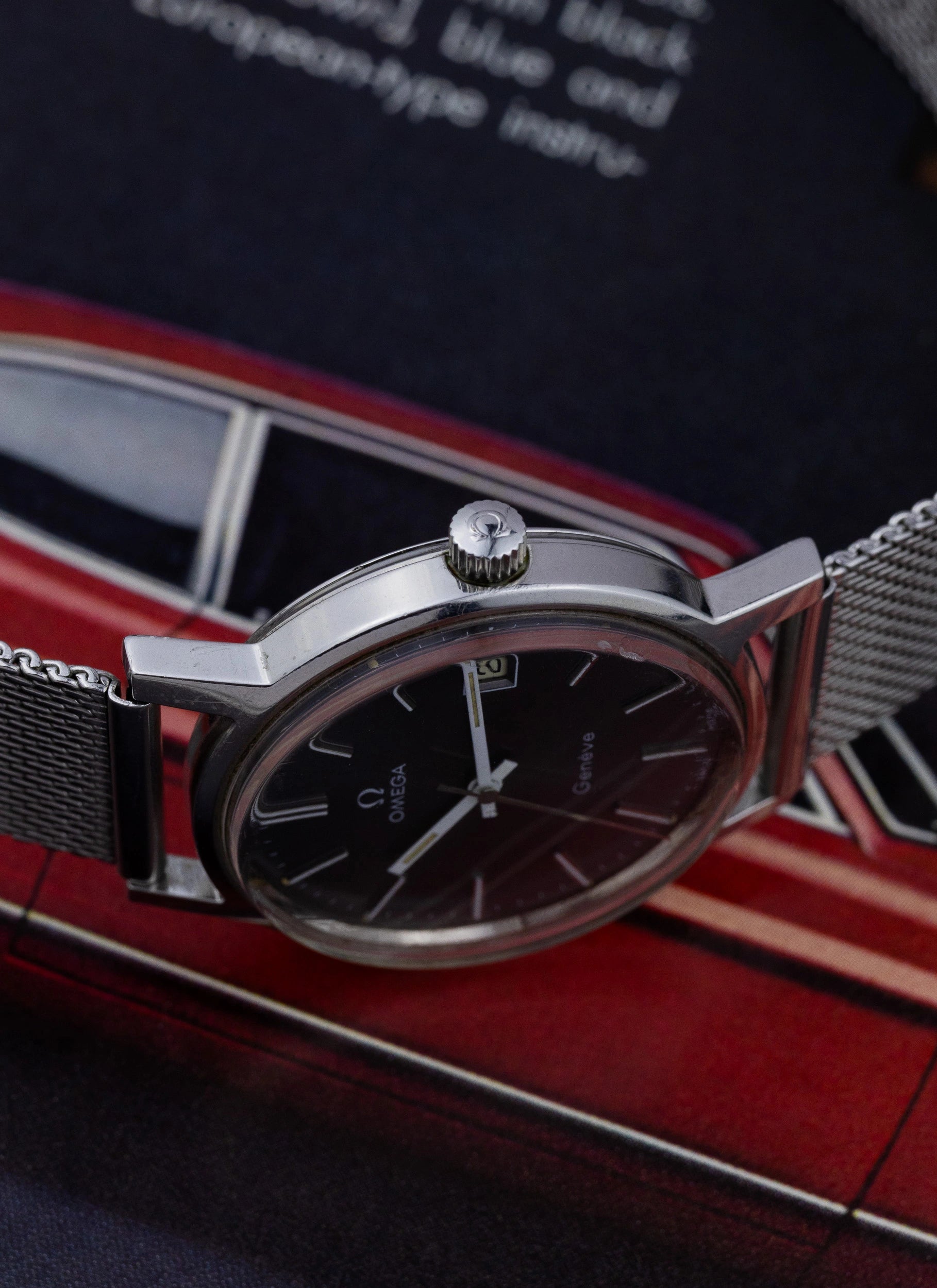 1975 Omega Geneve Gray Dial 136.0104 cal. 1030