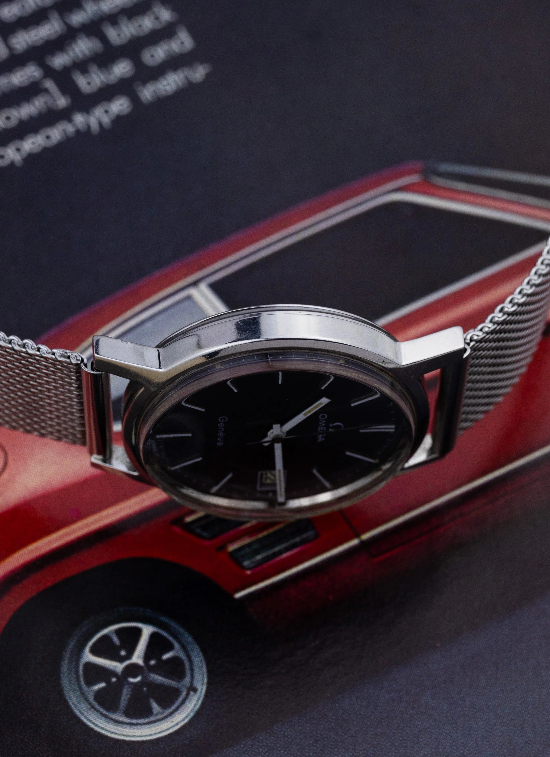 1975 Omega Geneve Gray Dial 136.0104 cal. 1030