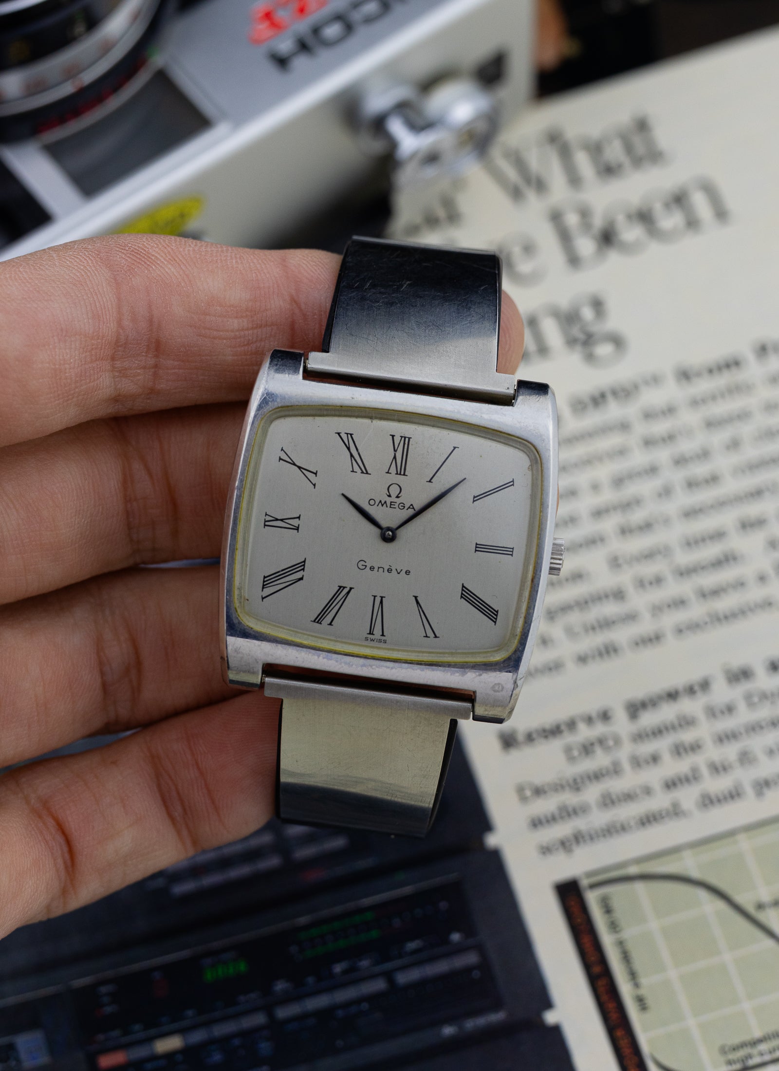 1973 Omega Geneve Square Roman DIal 111.0109 cal. 625 Serviced