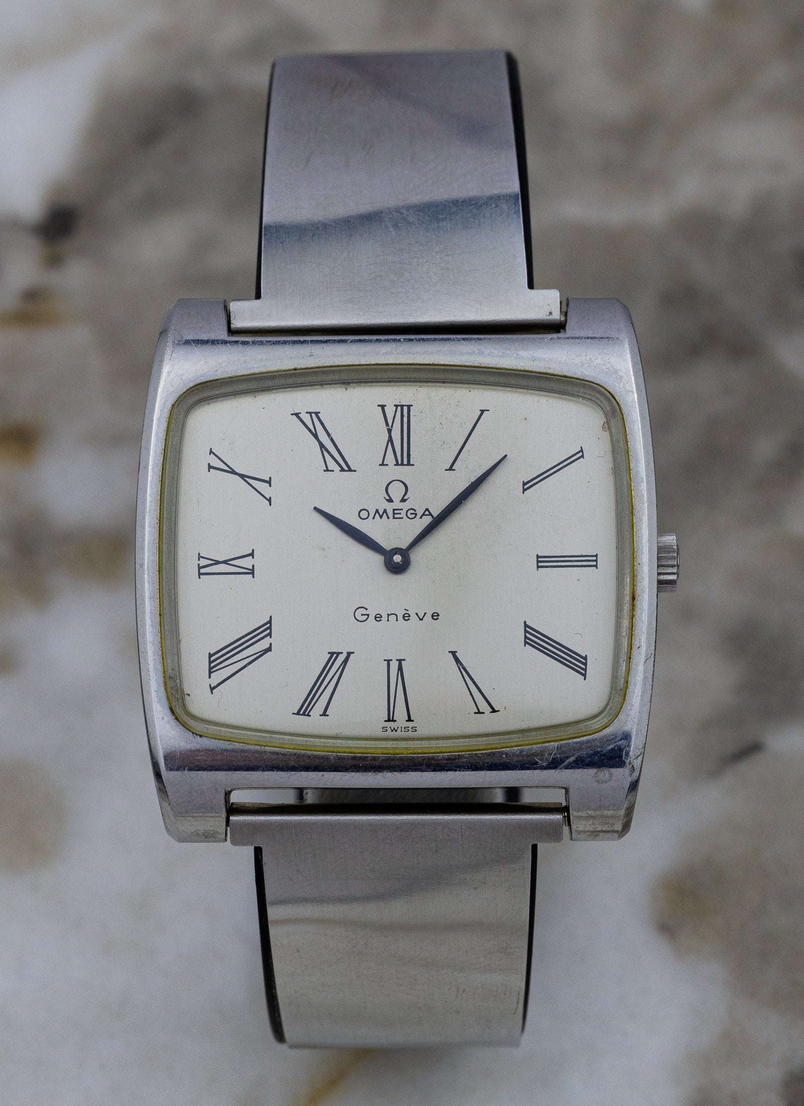 1973 Omega Geneve Square Roman DIal 111.0109 cal. 625 Serviced