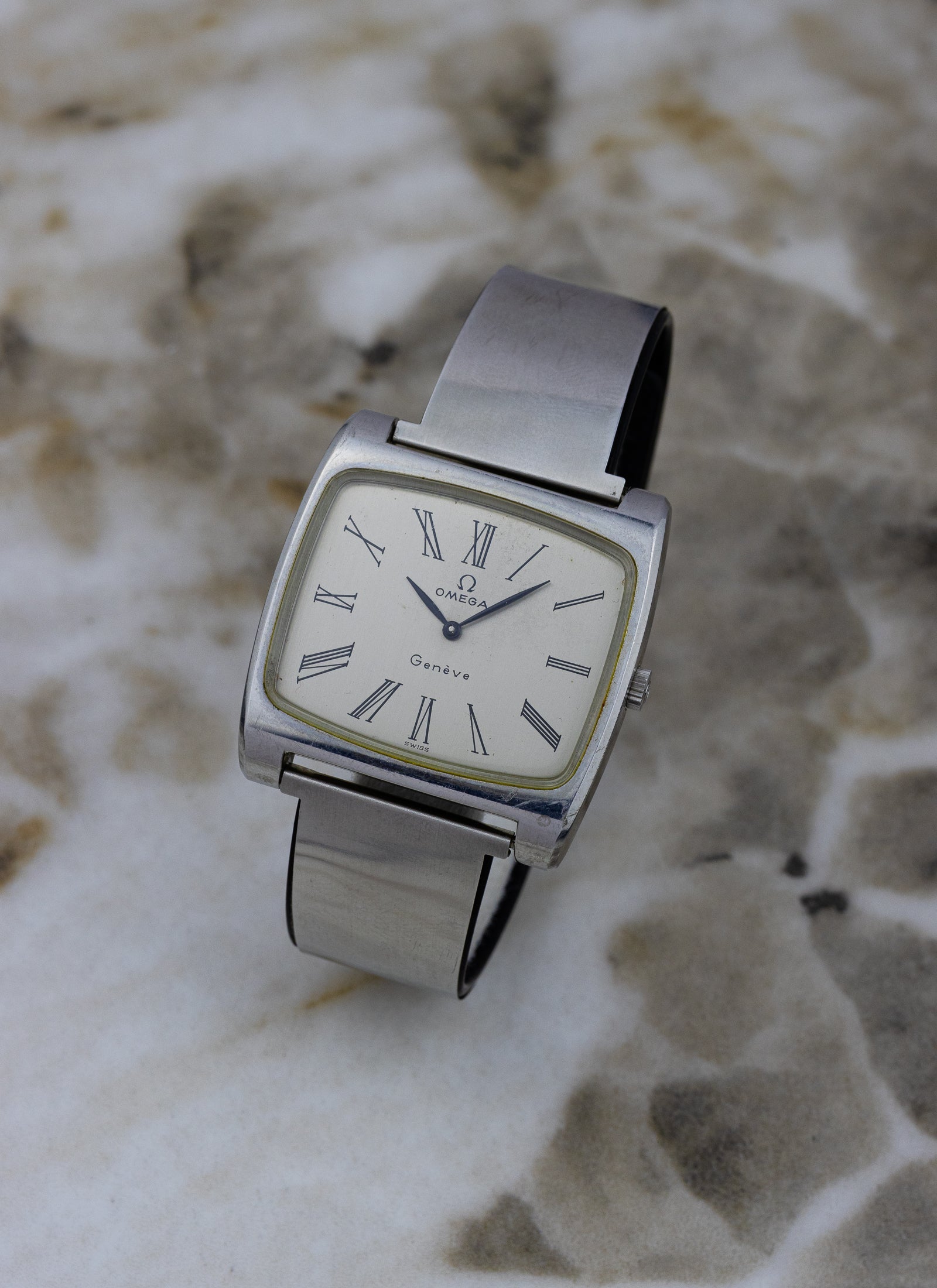 1973 Omega Geneve Square Roman DIal 111.0109 cal. 625 Serviced