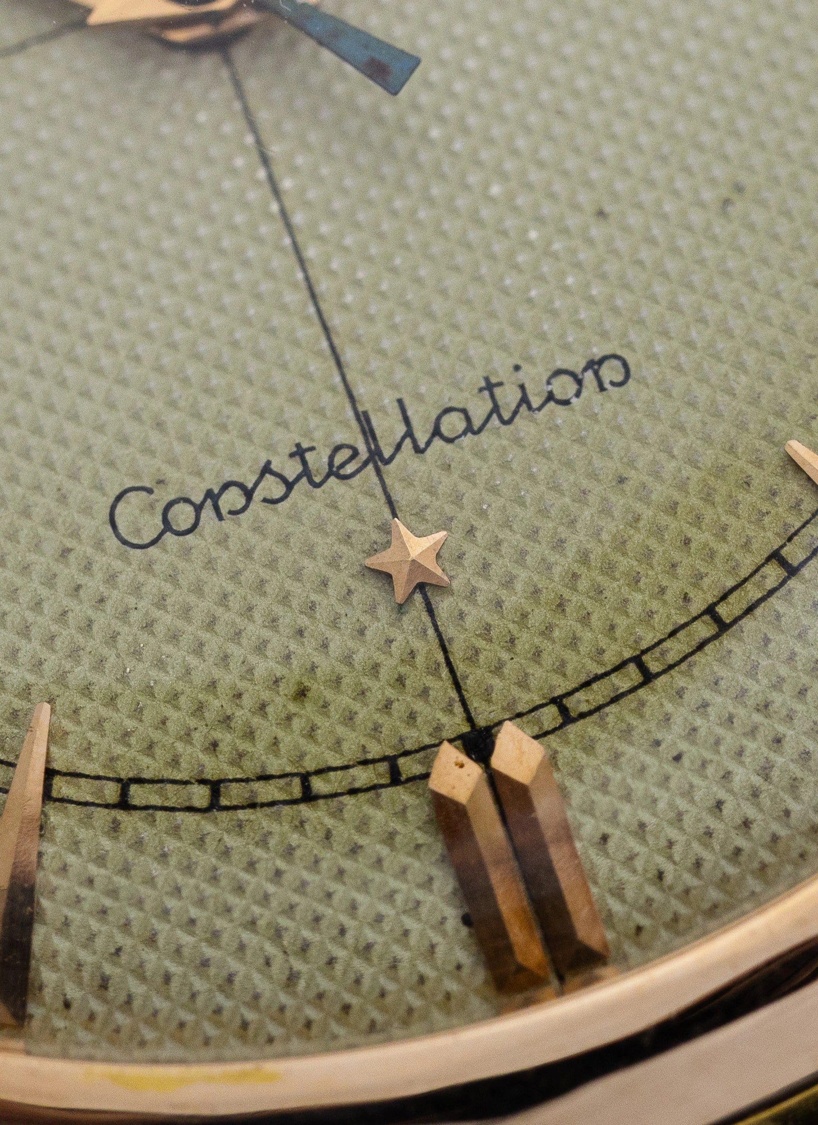 1951 18K Rose Gold Omega Constellation 2648 cal. 352 with Rare Honeycomb Crosshair Dial