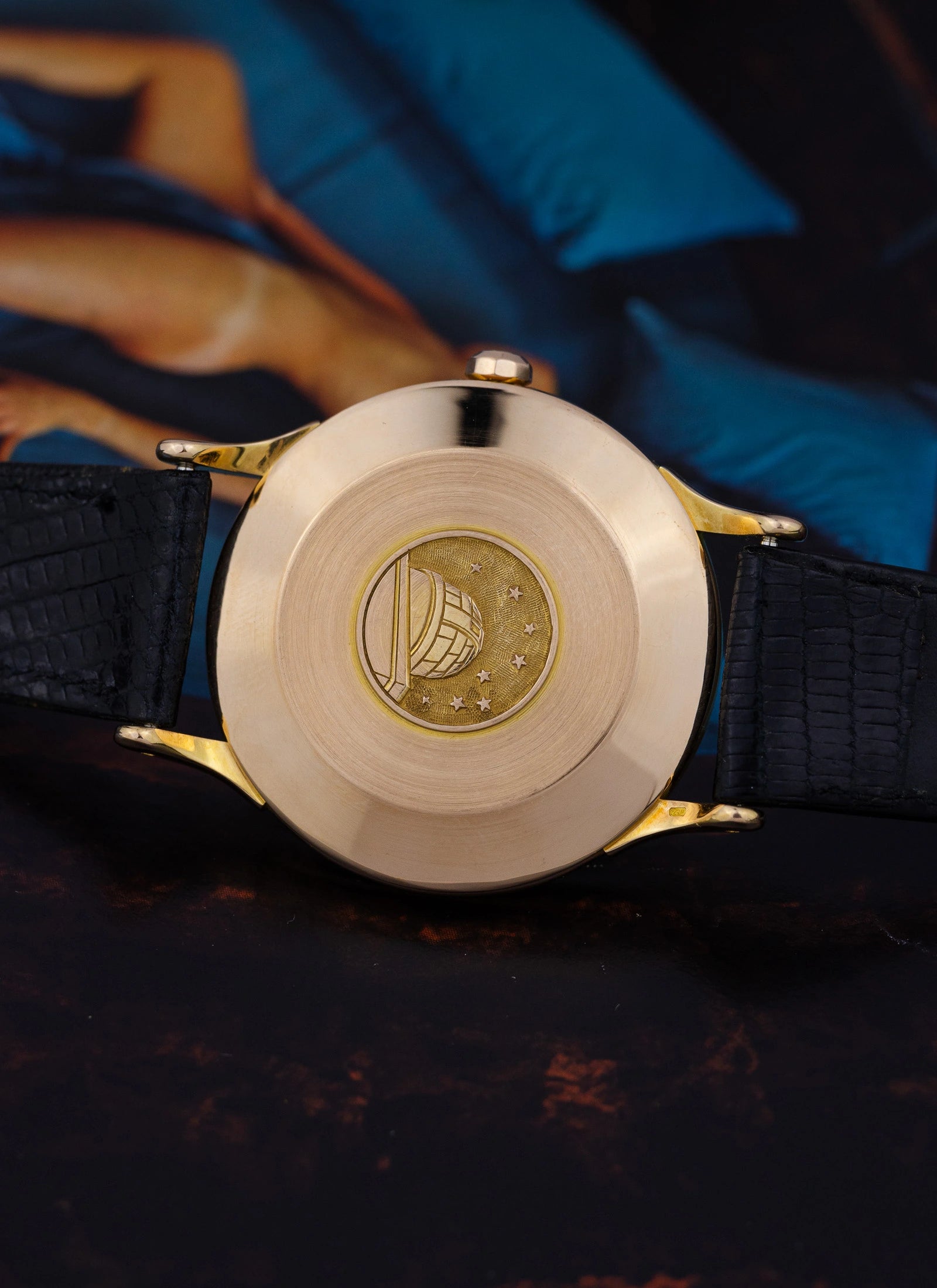 1951 18K Rose Gold Omega Constellation 2648 cal. 352 with Rare Honeycomb Crosshair Dial