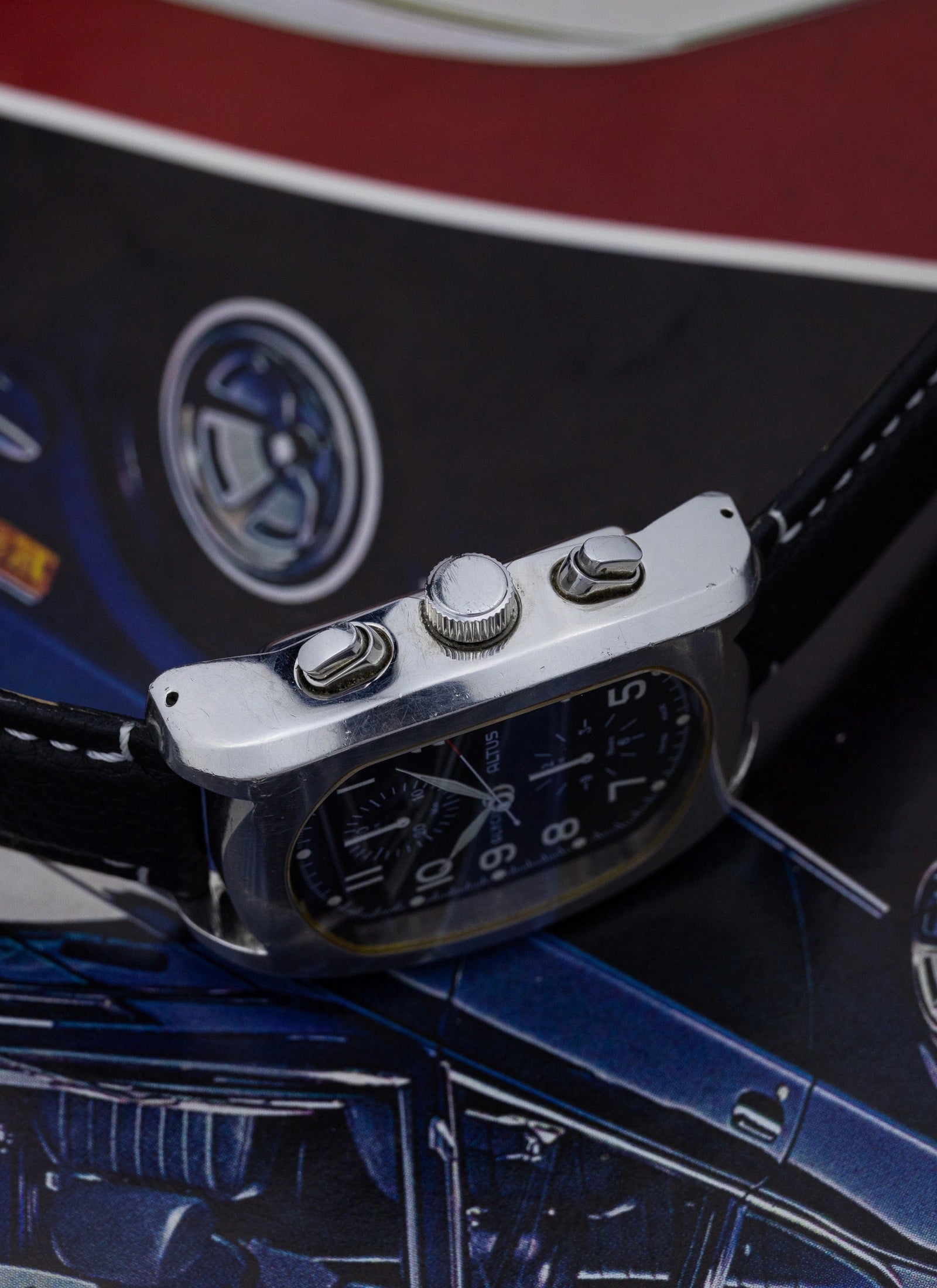 2010s Glycine Altus Chronograph 3811 cal. Valjoux 7750