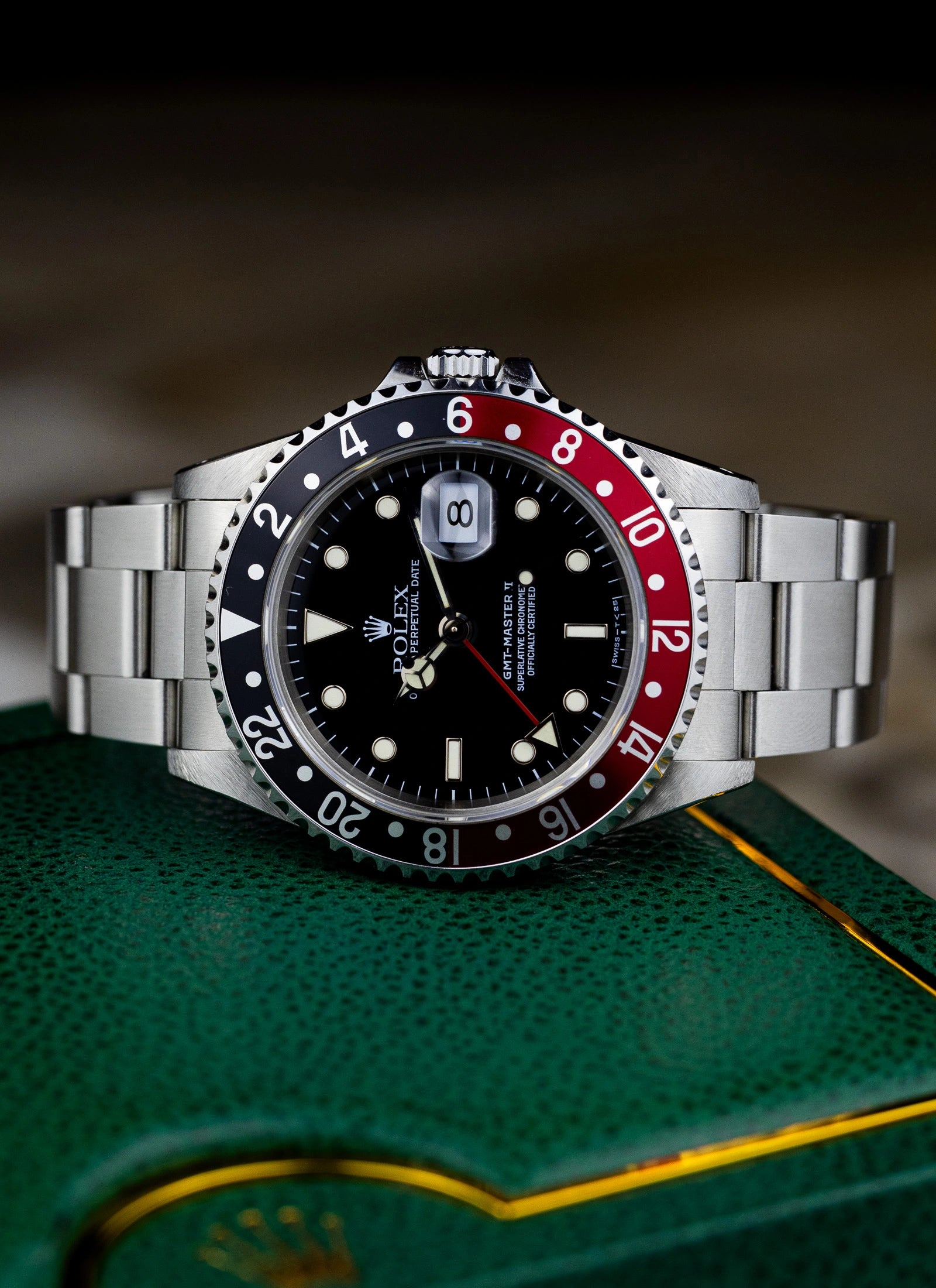 1996 Rolex GMT-Master II 16710 Coke Full Set