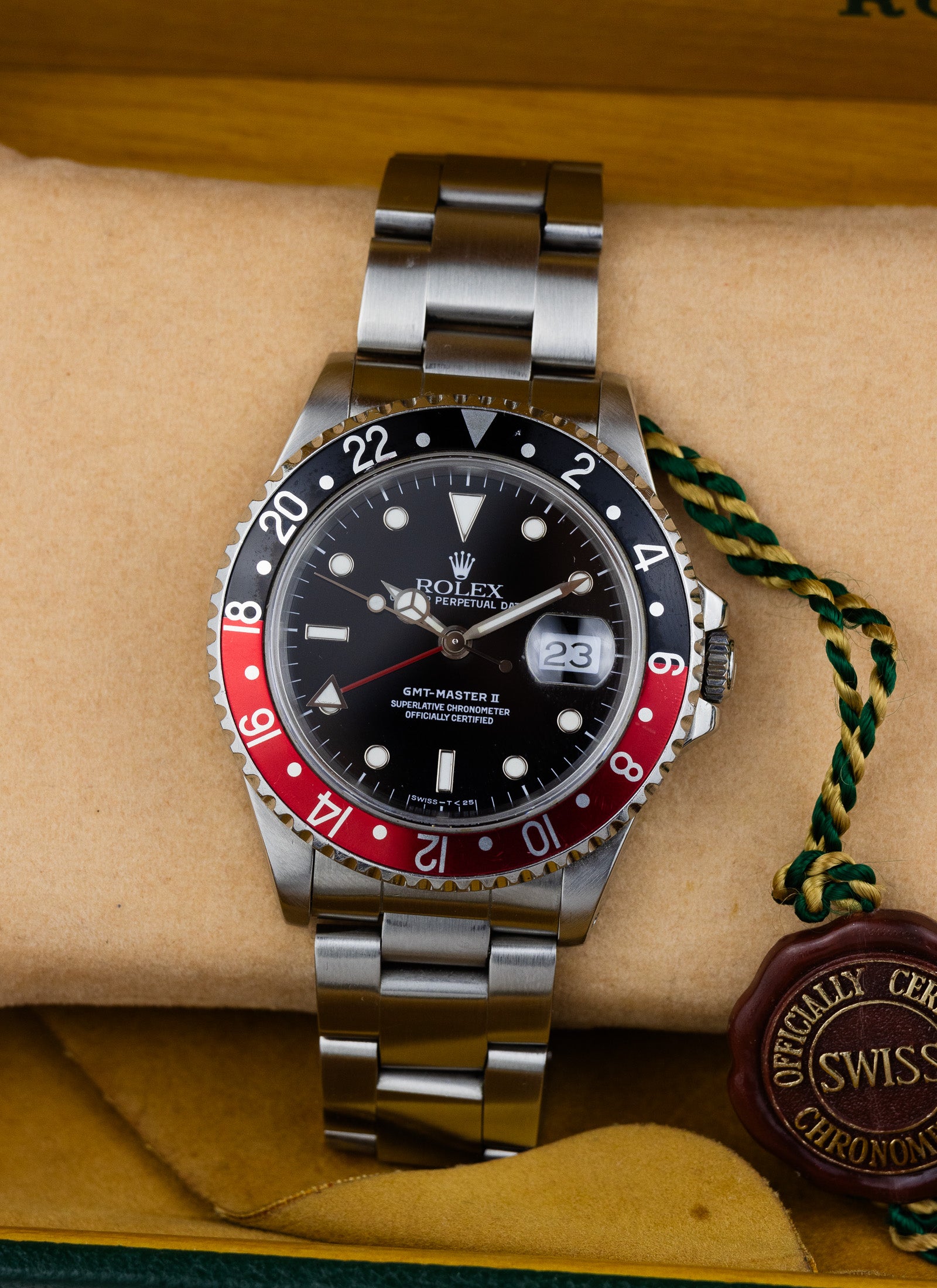 1990 Rolex GMT Master II Coke 16710 Box