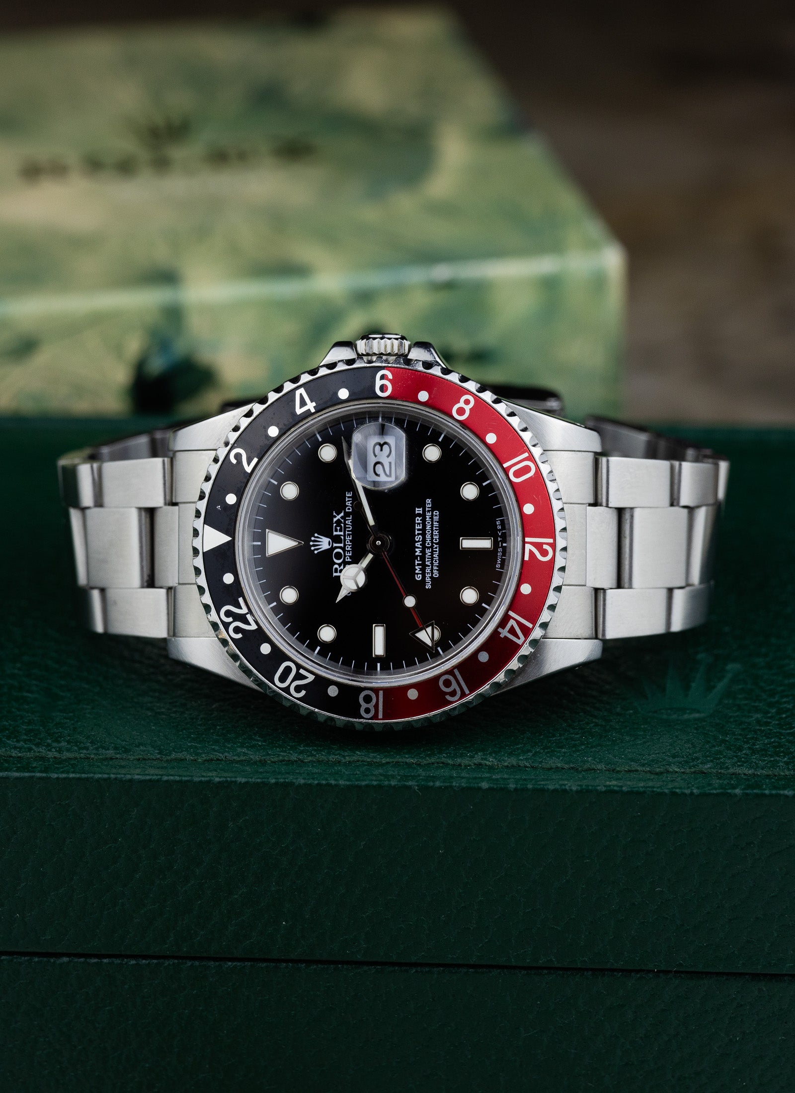 1990 Rolex GMT Master II Coke 16710 Box