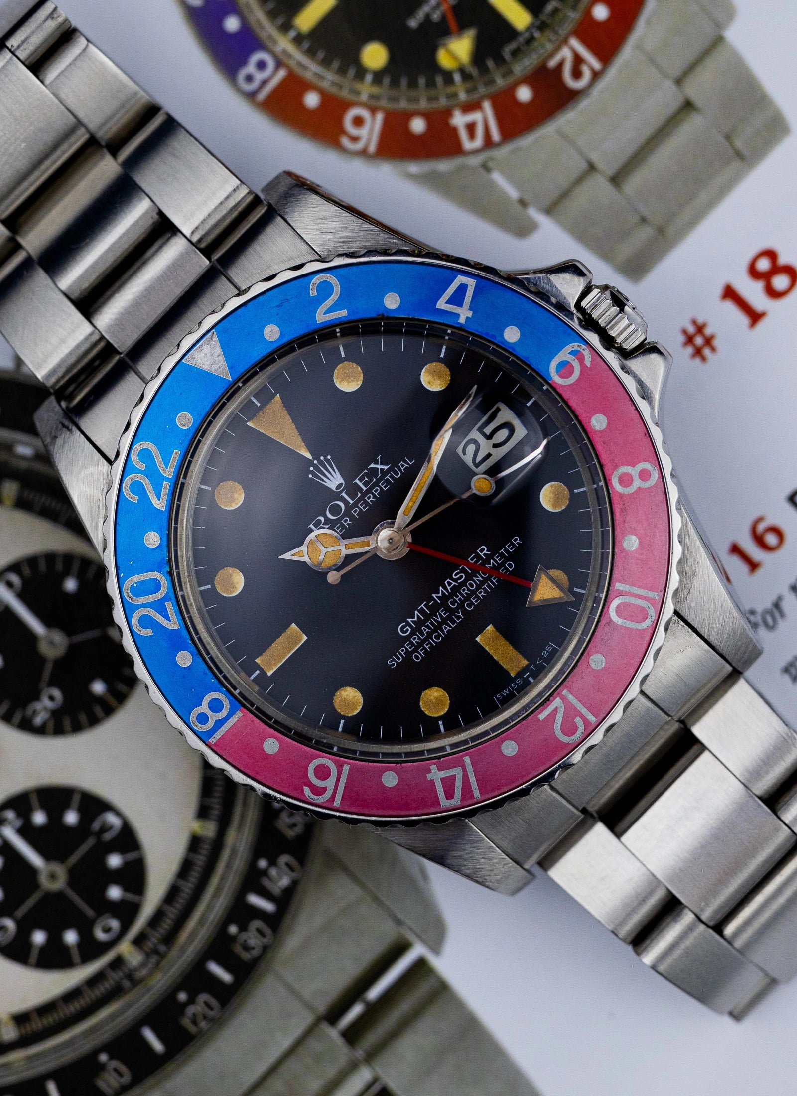 1982 Rolex GMT-Master Matte Dial Pepsi 16750