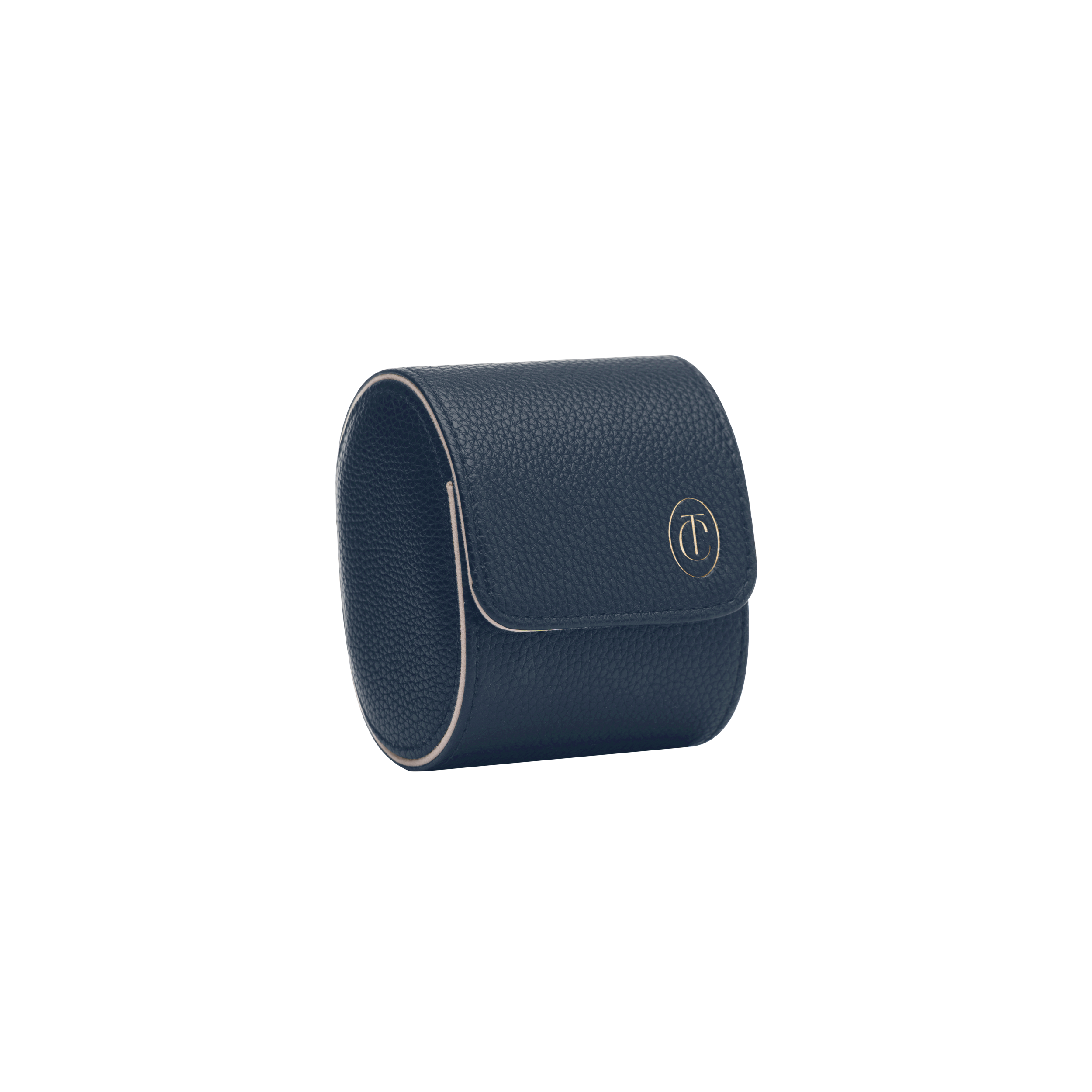 Etui na zegarek pojedyncze navy gold