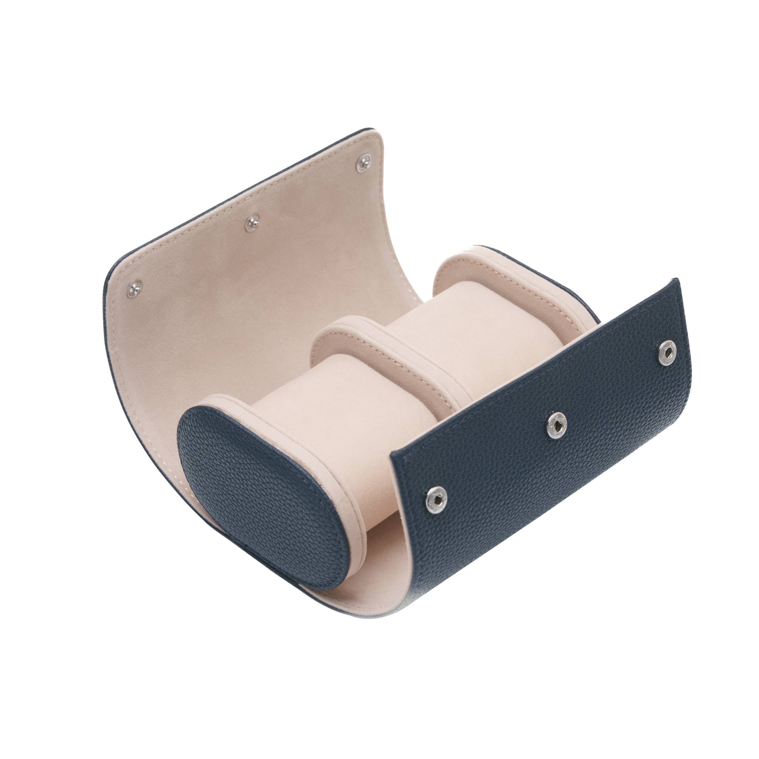 Etui na zegarek podwójne navy gold