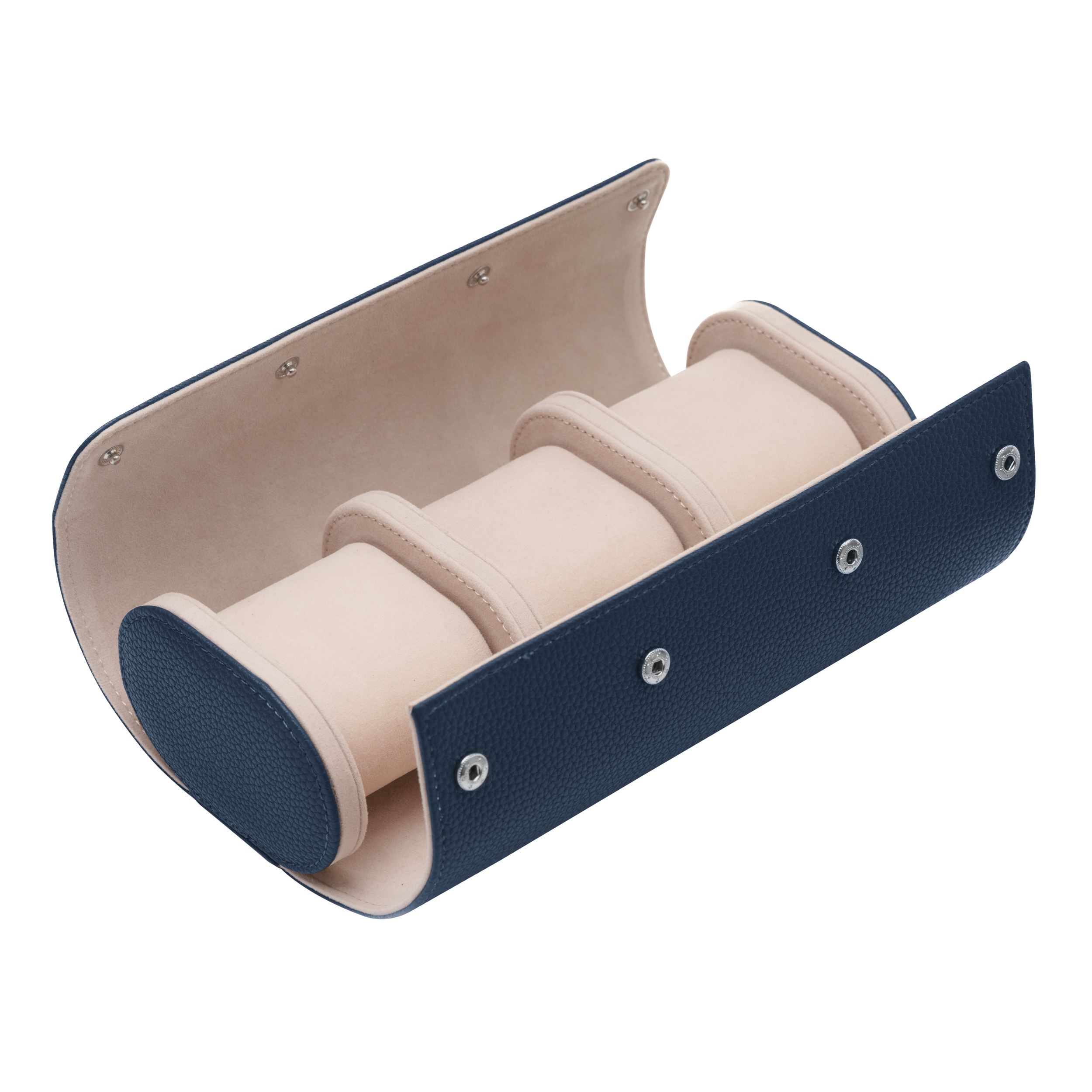Etui na zegarek potrójne navy gold