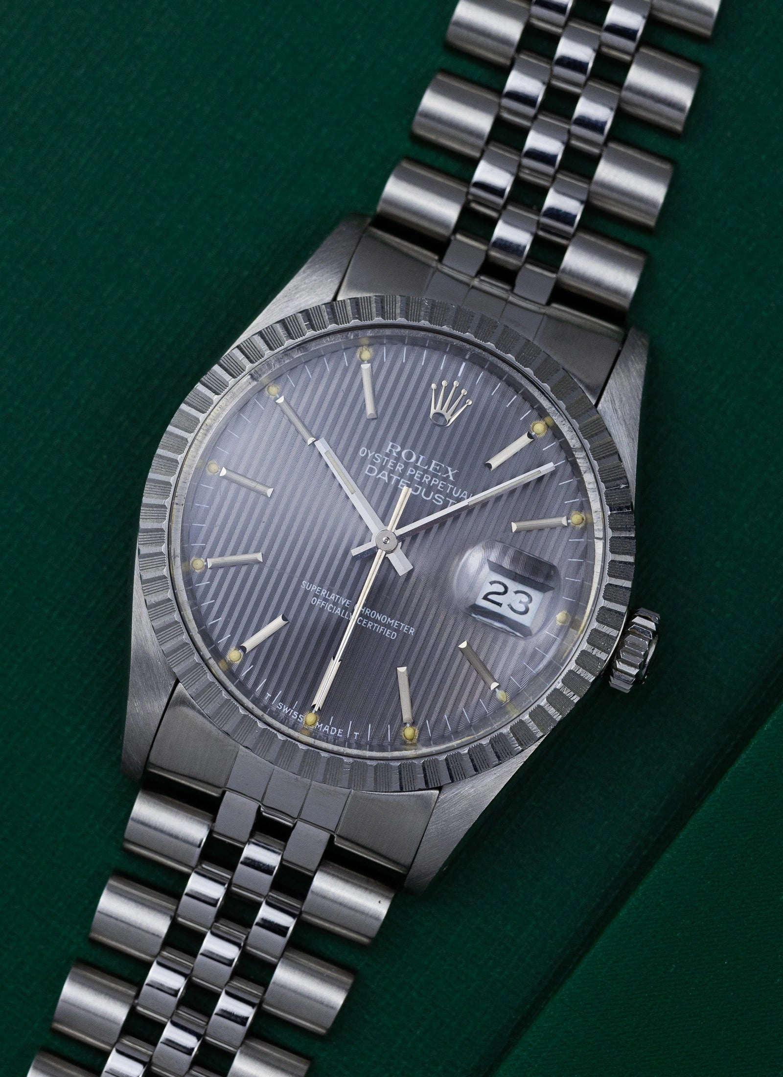 1984 Rolex Datejust 16030 Tapestry Dial Box