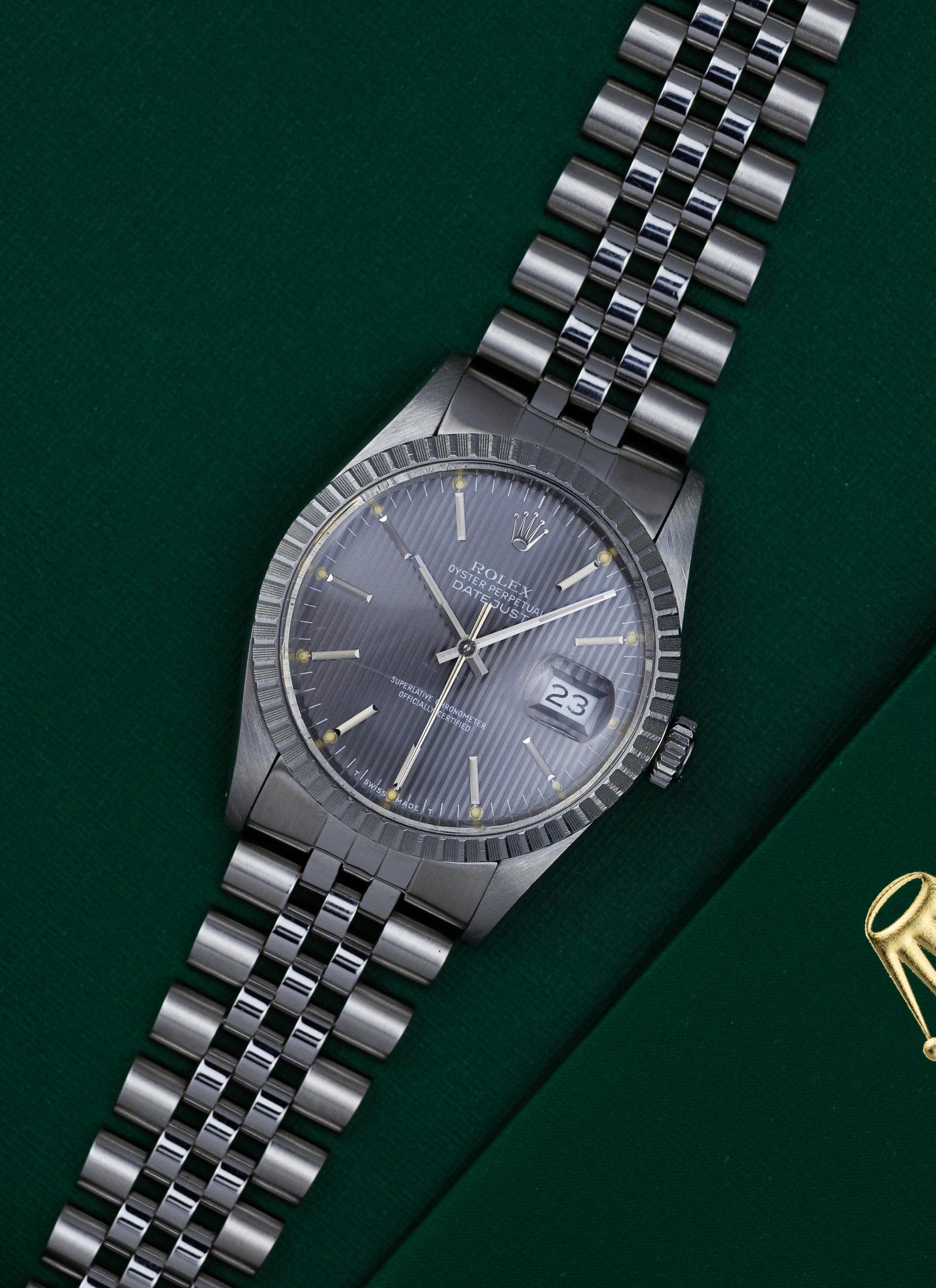 1984 Rolex Datejust 16030 Tapestry Dial Box